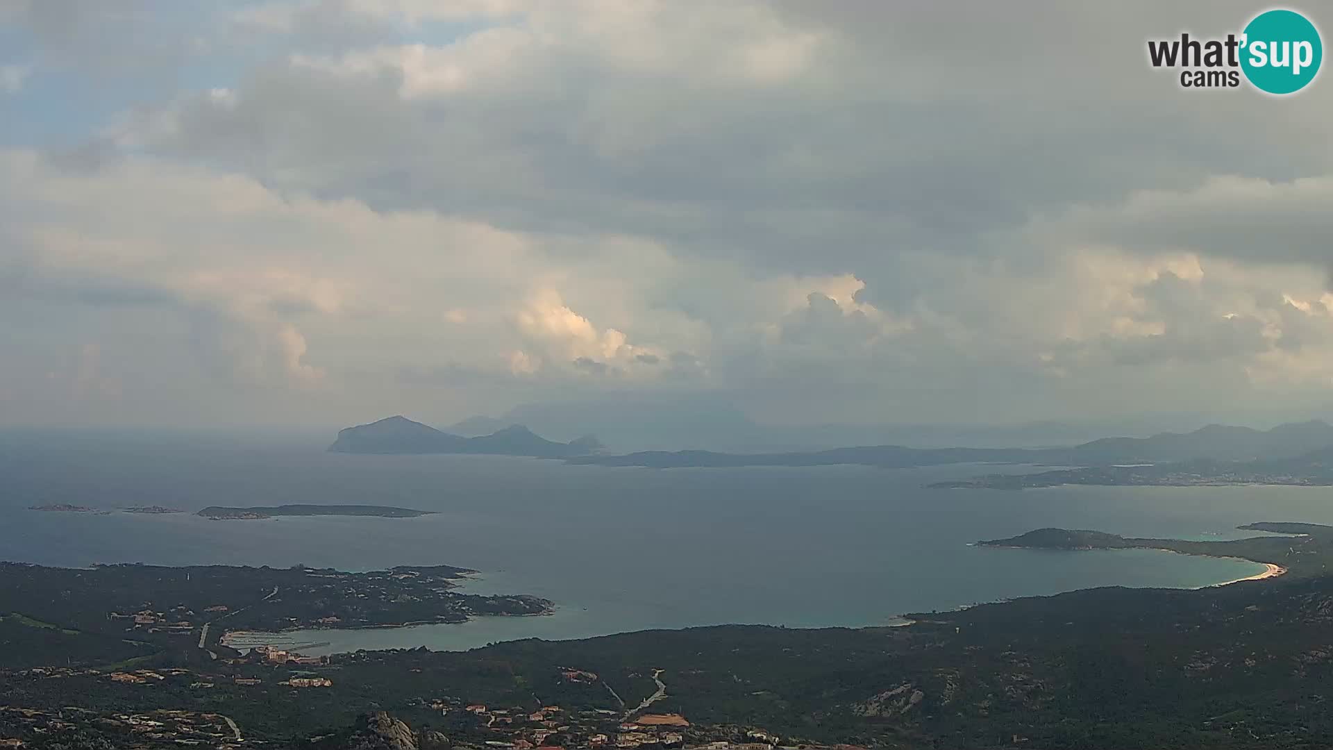 Monte Moro live cam Costa Smeralda Panoramablick Sardinien