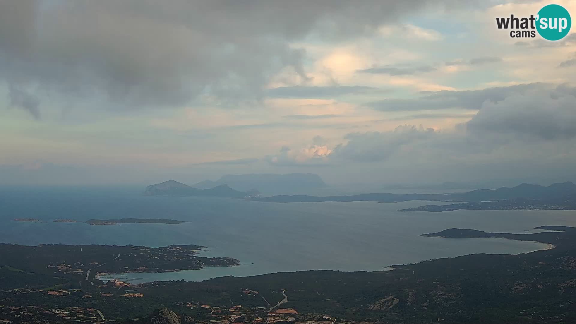 Monte Moro webcam Costa Smeralda vista panoramica Sardegna