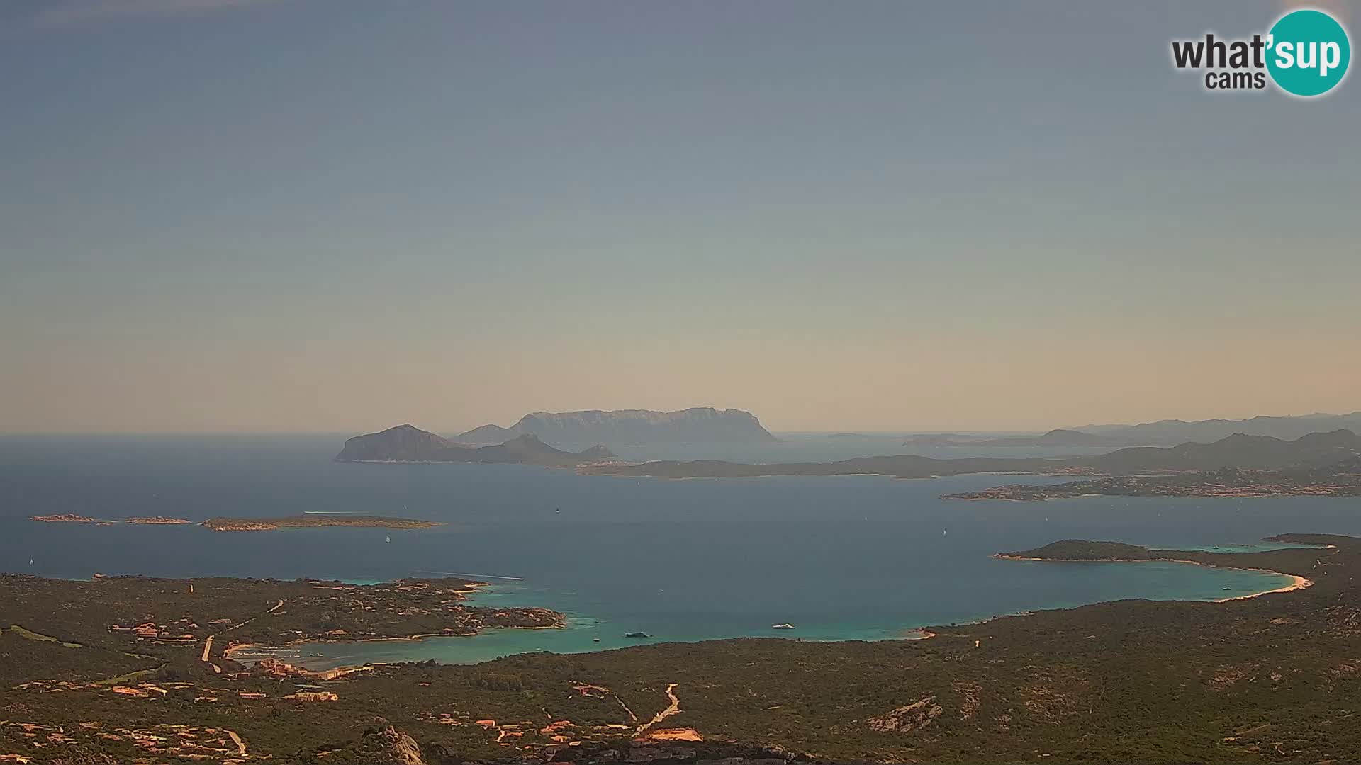 Monte Moro webcam Costa Smeralda panoramic view Sardinia