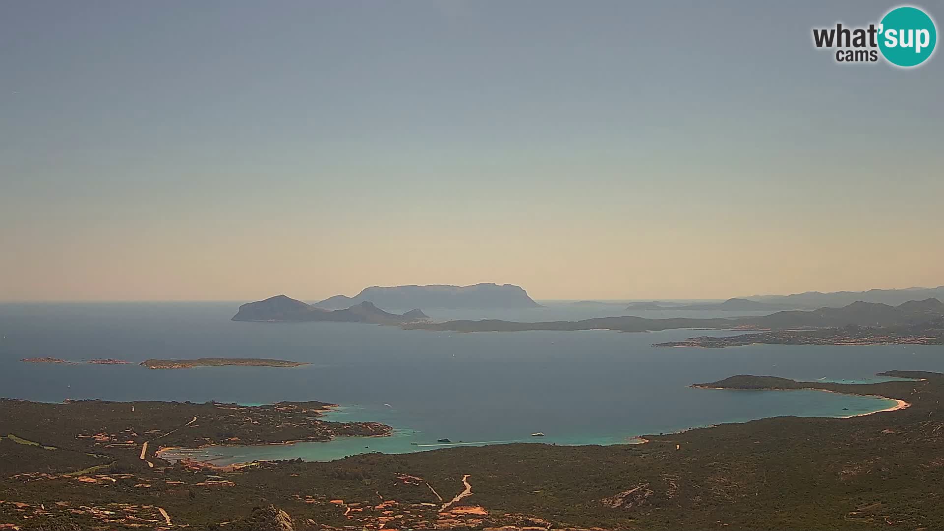 Monte Moro webcam Costa Smeralda panoramic view Sardinia
