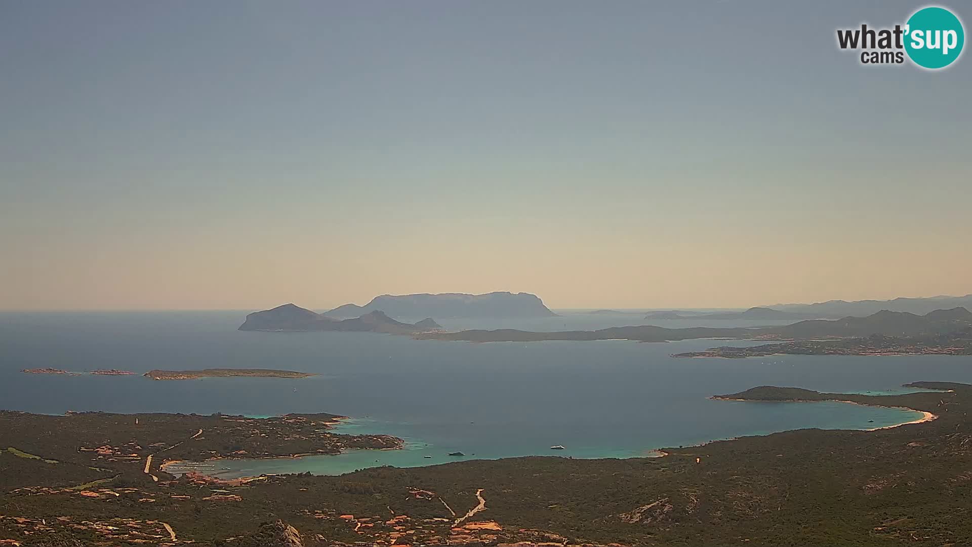 Monte Moro livecam Costa Smeralda vue panoramique Sardaigne
