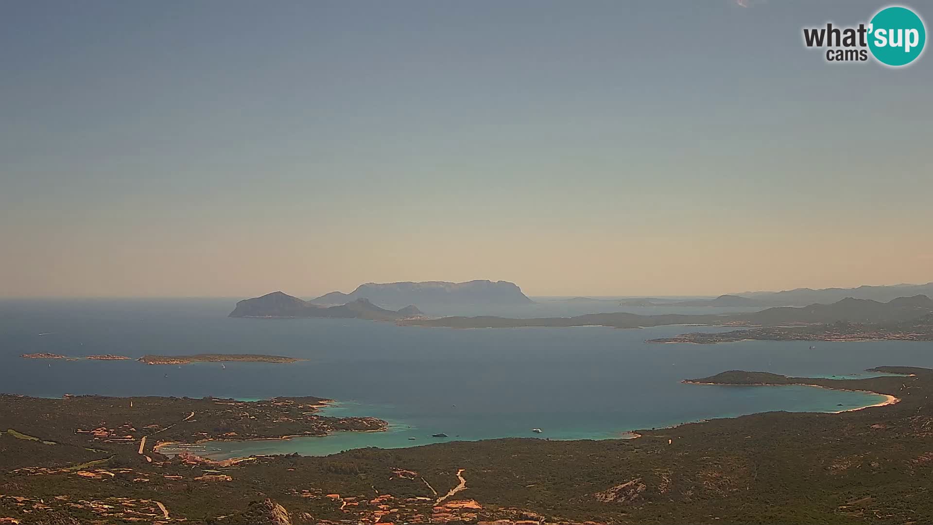 Monte Moro webcam Costa Smeralda panoramic view Sardinia