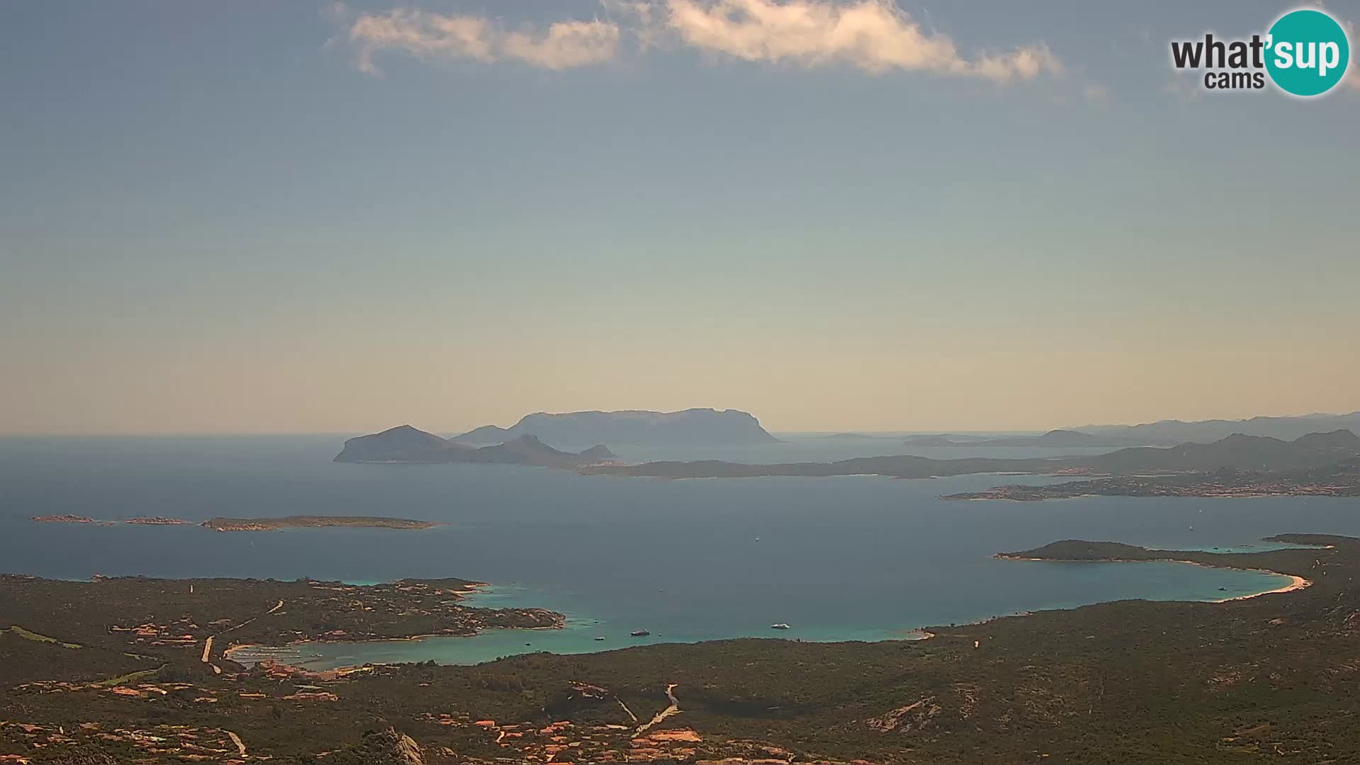 Monte Moro live cam Costa Smeralda Panoramablick Sardinien