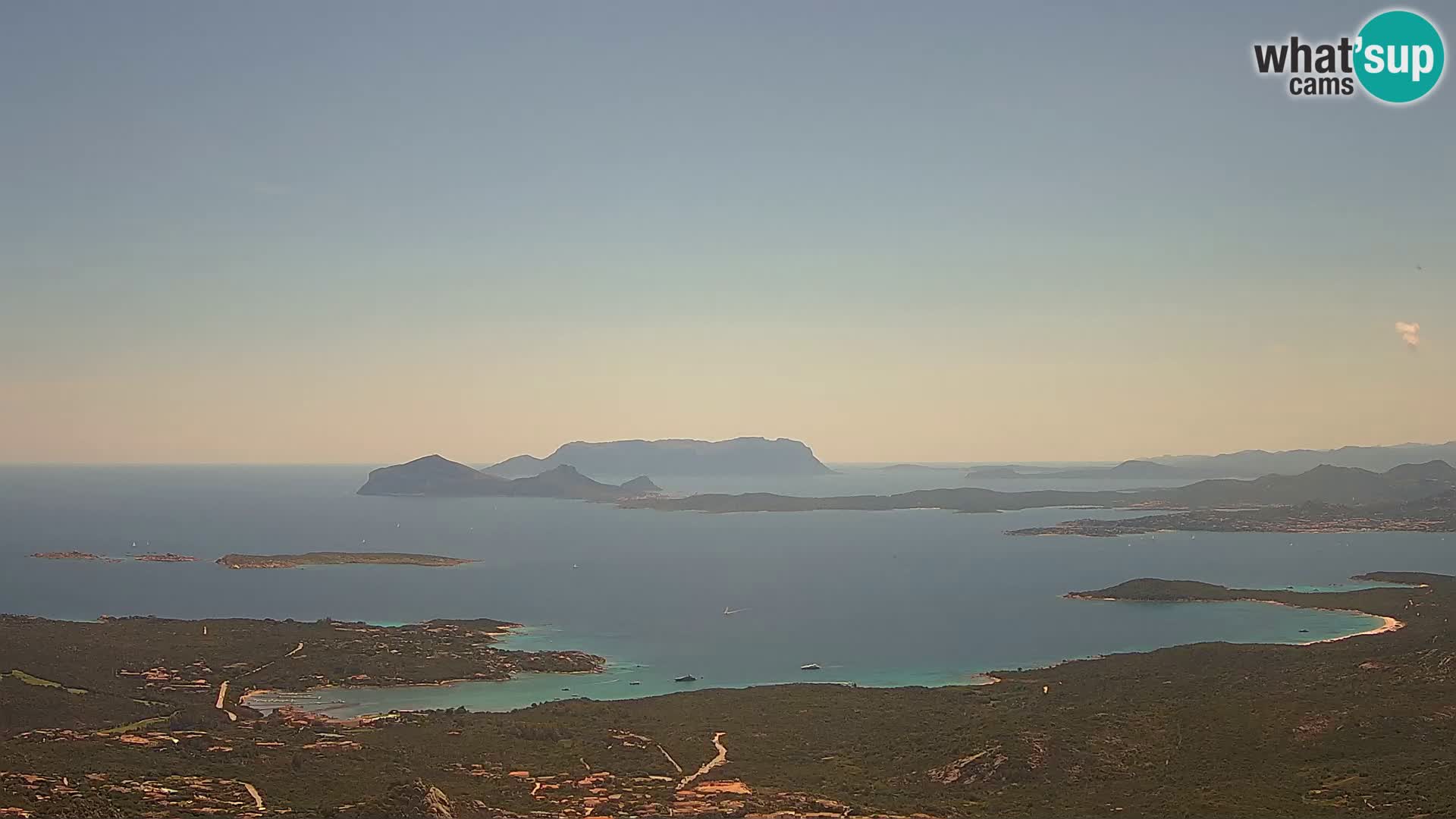 Monte Moro camera en vivo Costa Smeralda vista panorámica Cerdeña