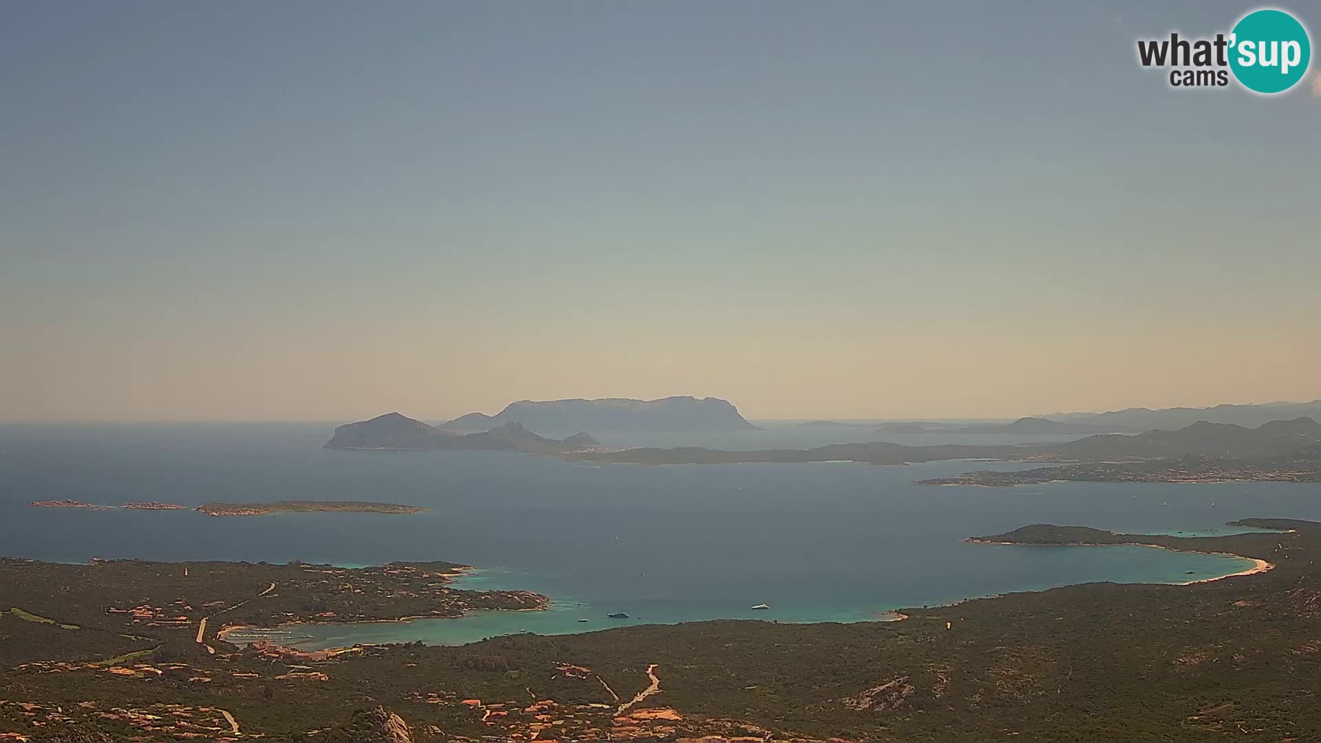 Monte Moro live cam Costa Smeralda Panoramablick Sardinien