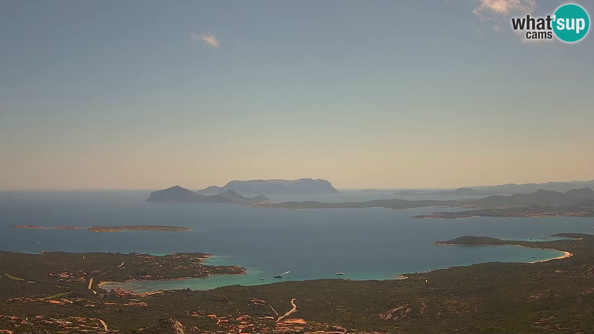Monte Moro webcam Costa Smeralda vista panoramica Sardegna