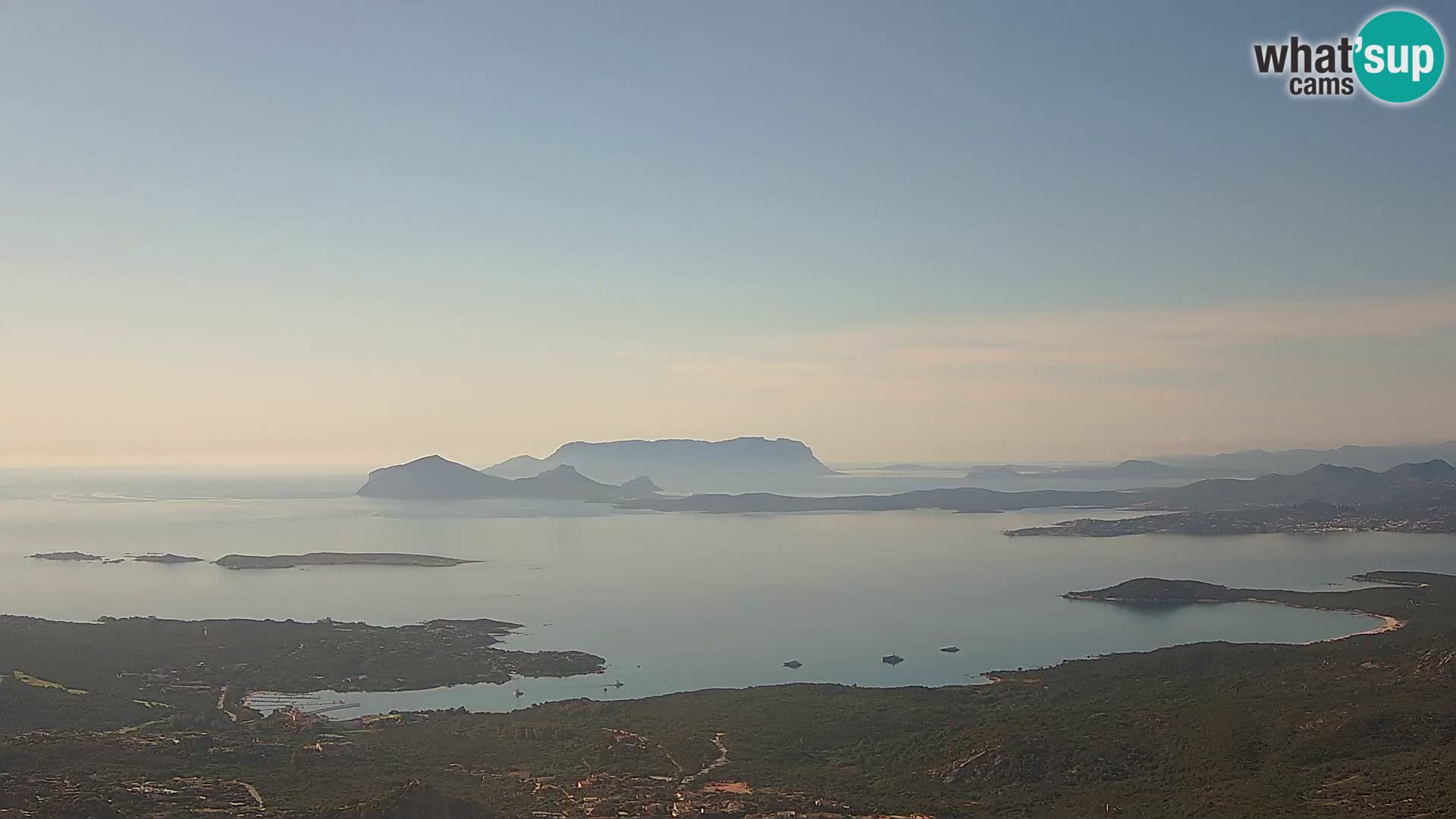 Monte Moro web kamera Costa Smeralda panoramski pogled na Sardiniju