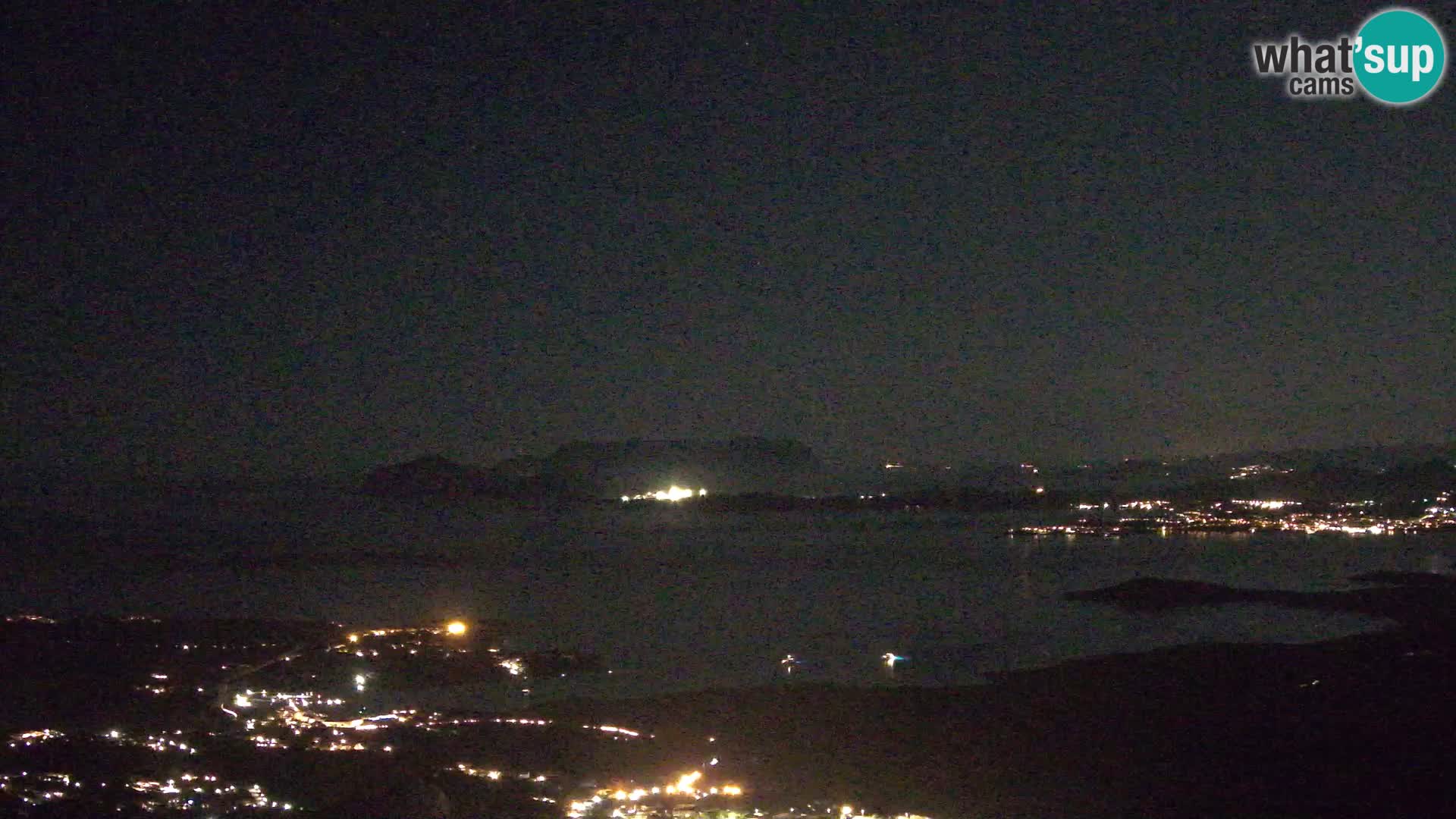Monte Moro spletna kamera Costa Smeralda panoramski pogled na Sardinijo