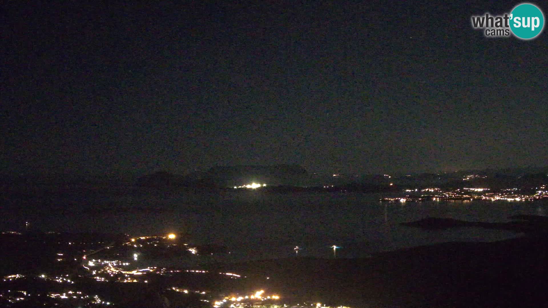 Monte Moro spletna kamera Costa Smeralda panoramski pogled na Sardinijo