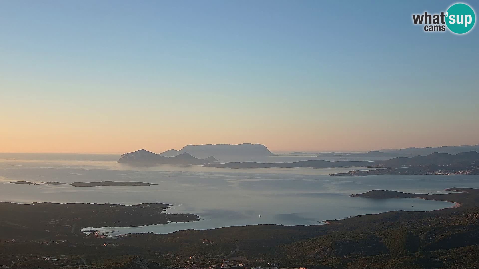 Monte Moro web kamera Costa Smeralda panoramski pogled na Sardiniju