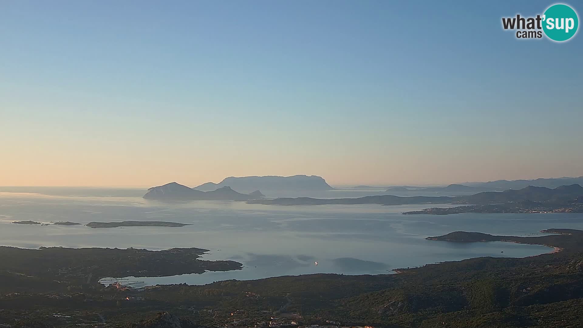 Monte Moro webcam Costa Smeralda panoramic view Sardinia
