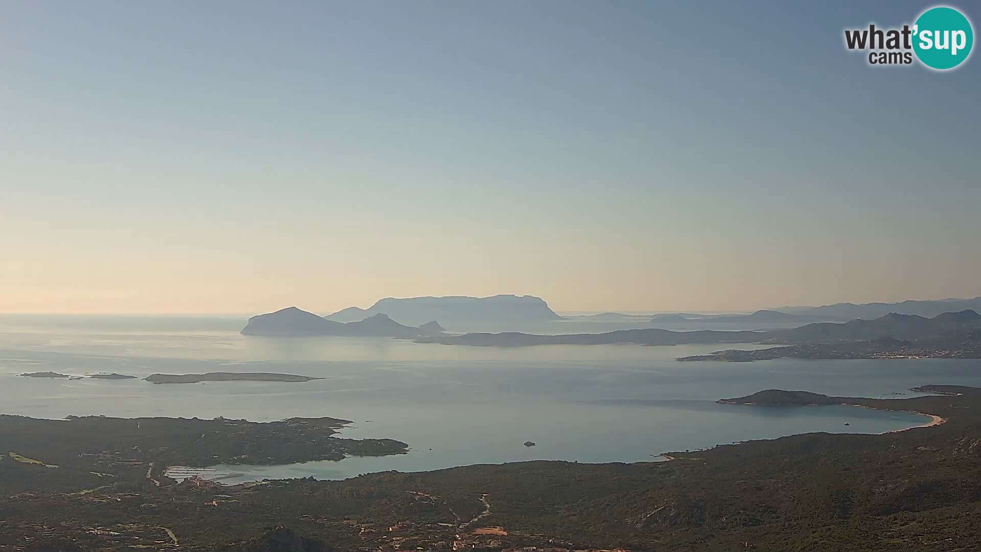 Monte Moro webcam Costa Smeralda panoramic view Sardinia