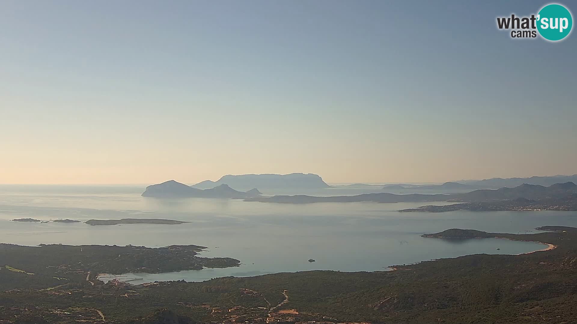 Monte Moro webcam Costa Smeralda panoramic view Sardinia
