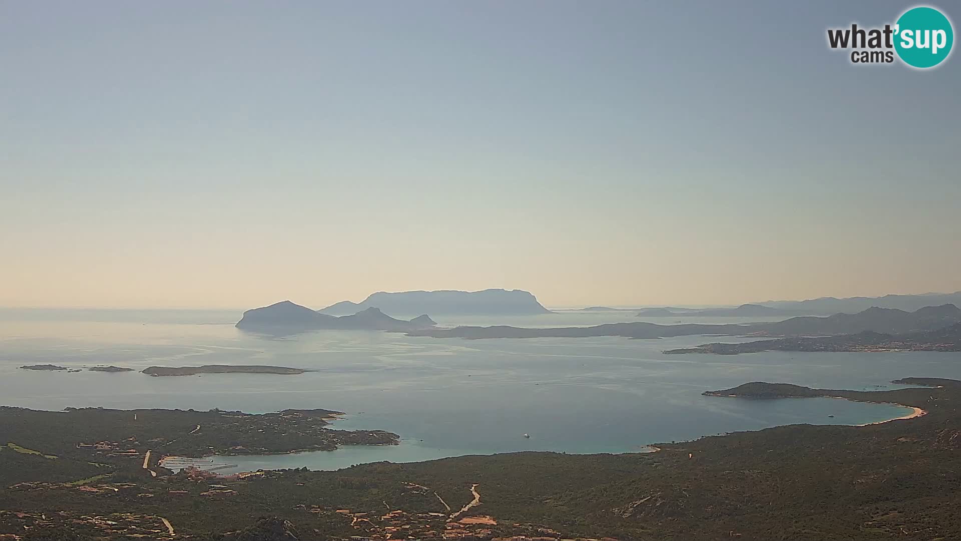 Monte Moro webcam Costa Smeralda panoramic view Sardinia