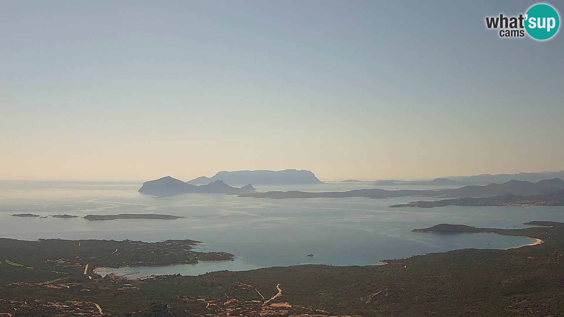 Monte Moro webcam Costa Smeralda panoramic view Sardinia