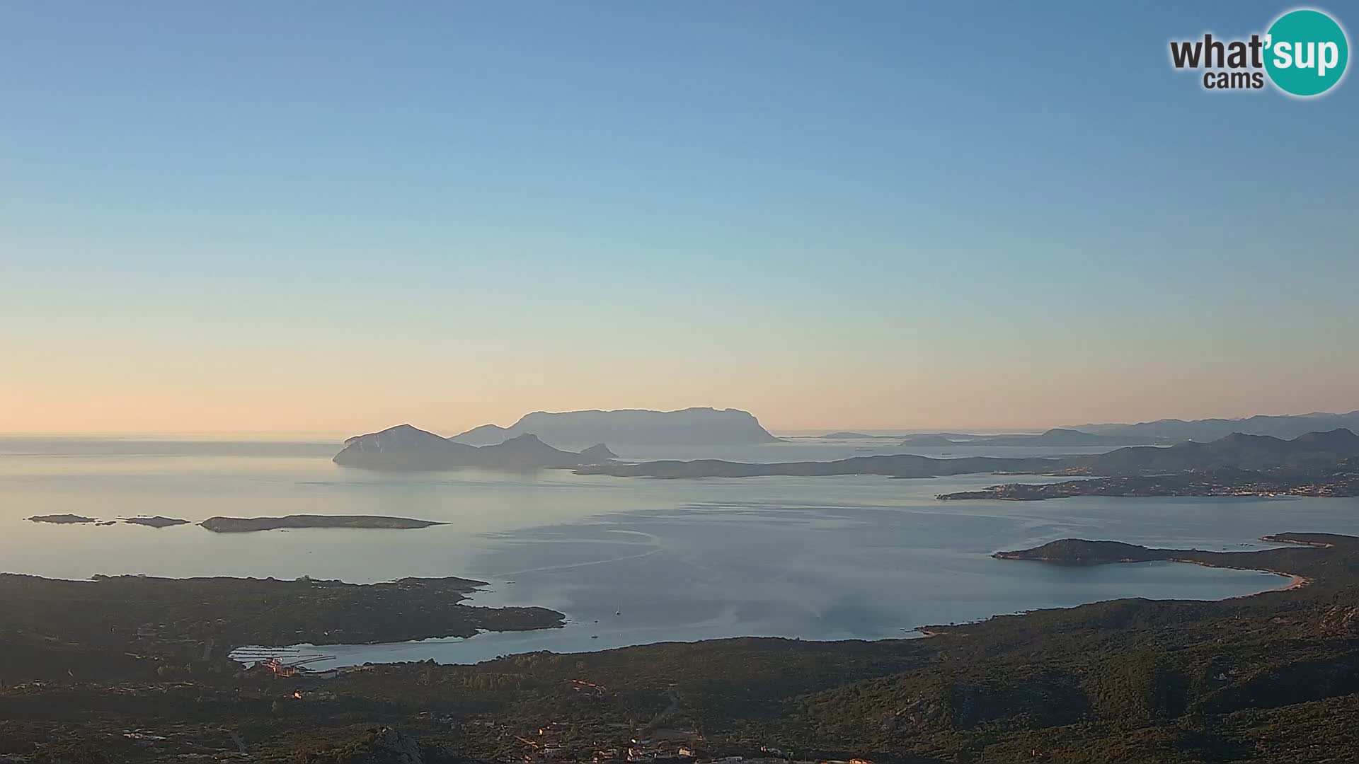Monte Moro webcam Costa Smeralda panoramic view Sardinia