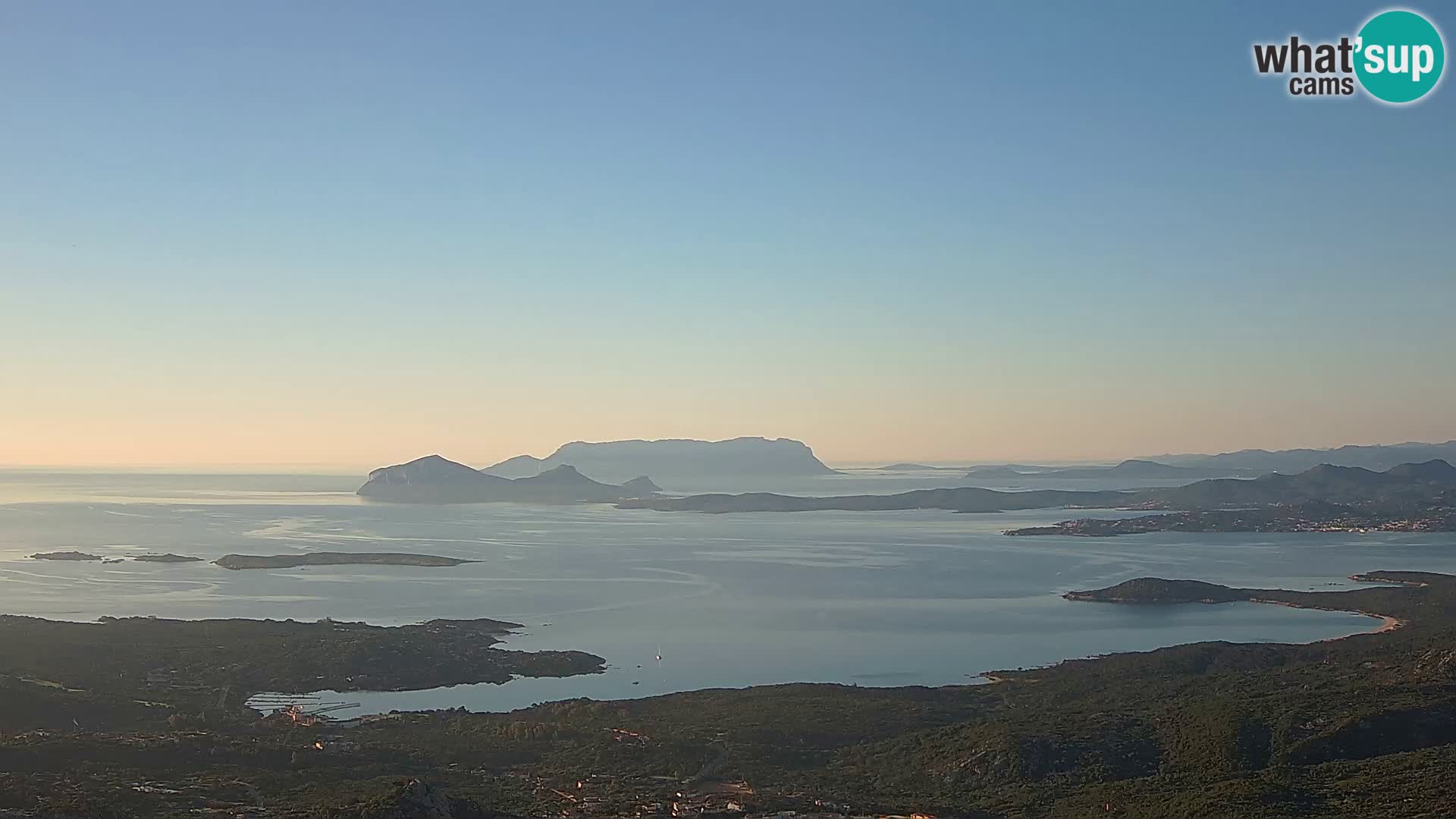 Monte Moro webcam Costa Smeralda panoramic view Sardinia