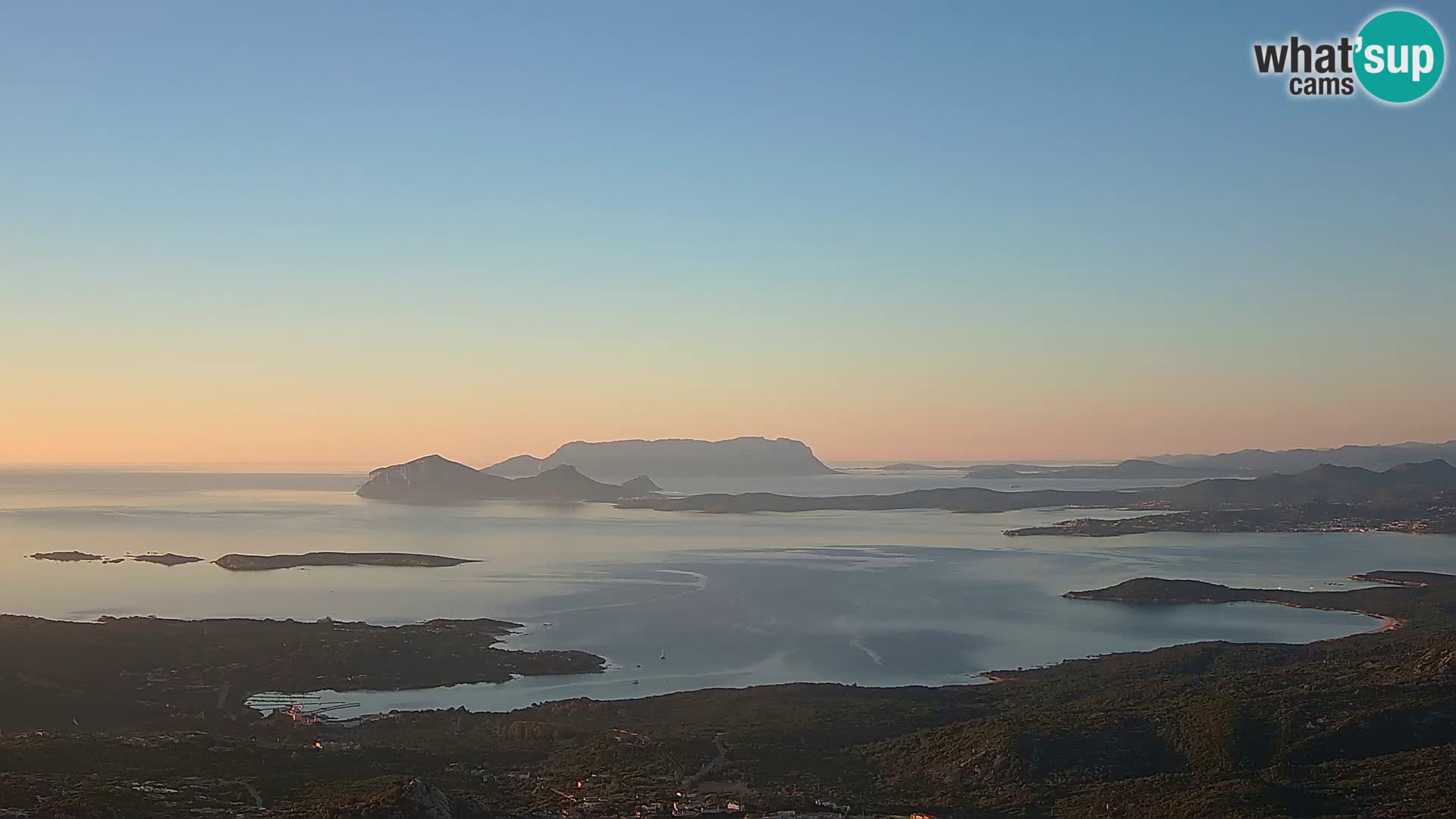 Monte Moro webcam Costa Smeralda panoramic view Sardinia