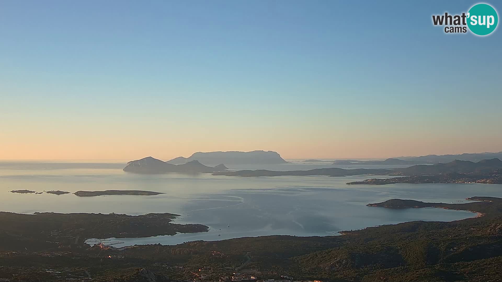 Monte Moro webcam Costa Smeralda vista panoramica Sardegna