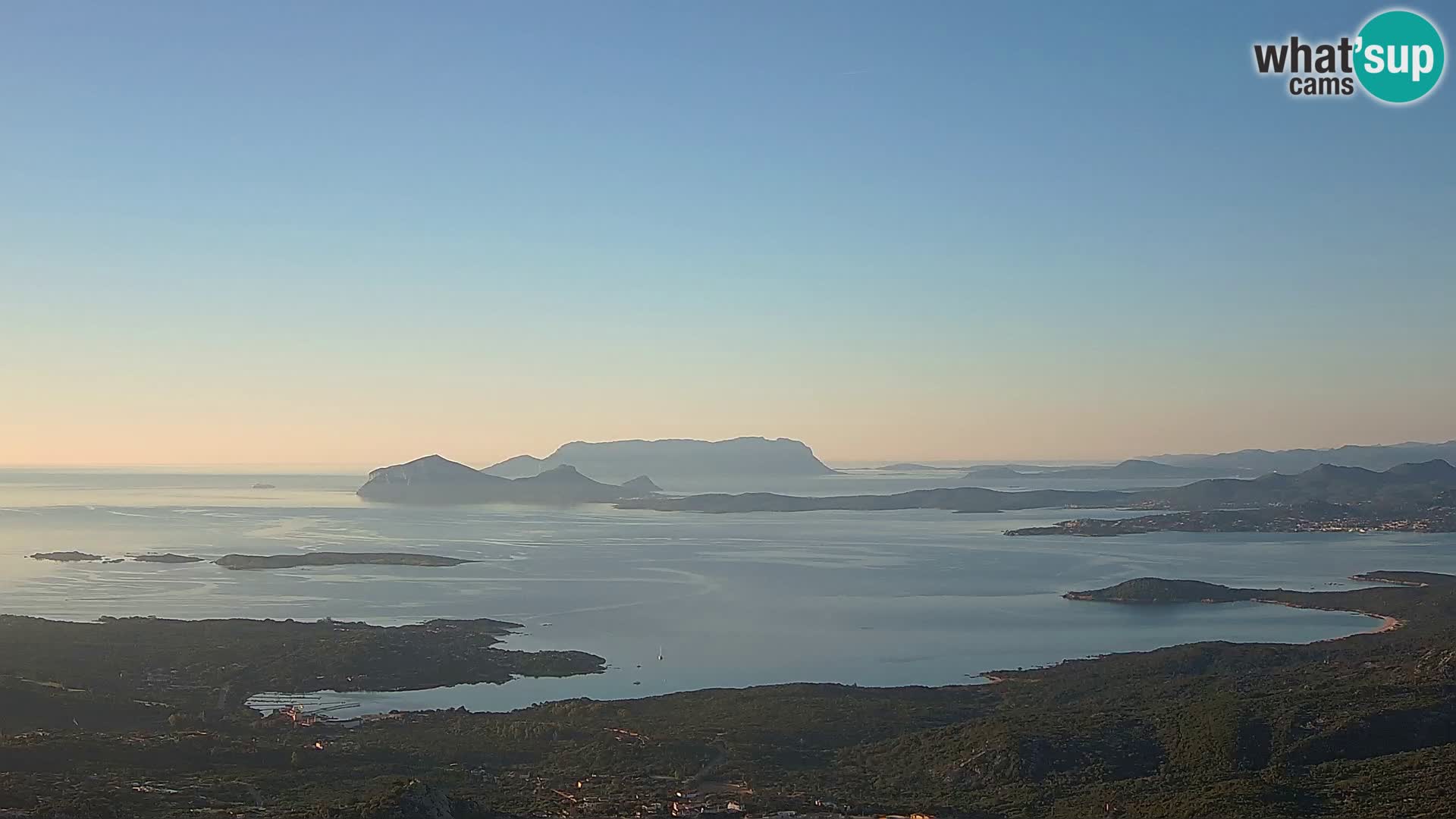 Monte Moro web kamera Costa Smeralda panoramski pogled na Sardiniju