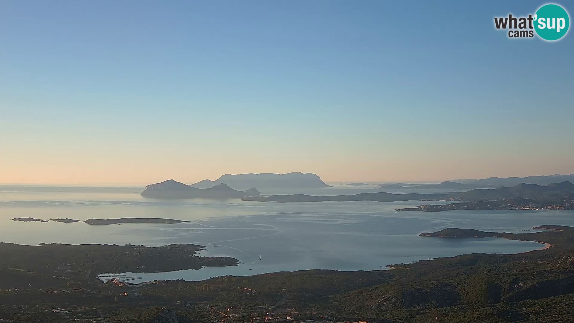 Monte Moro webcam Costa Smeralda vista panoramica Sardegna