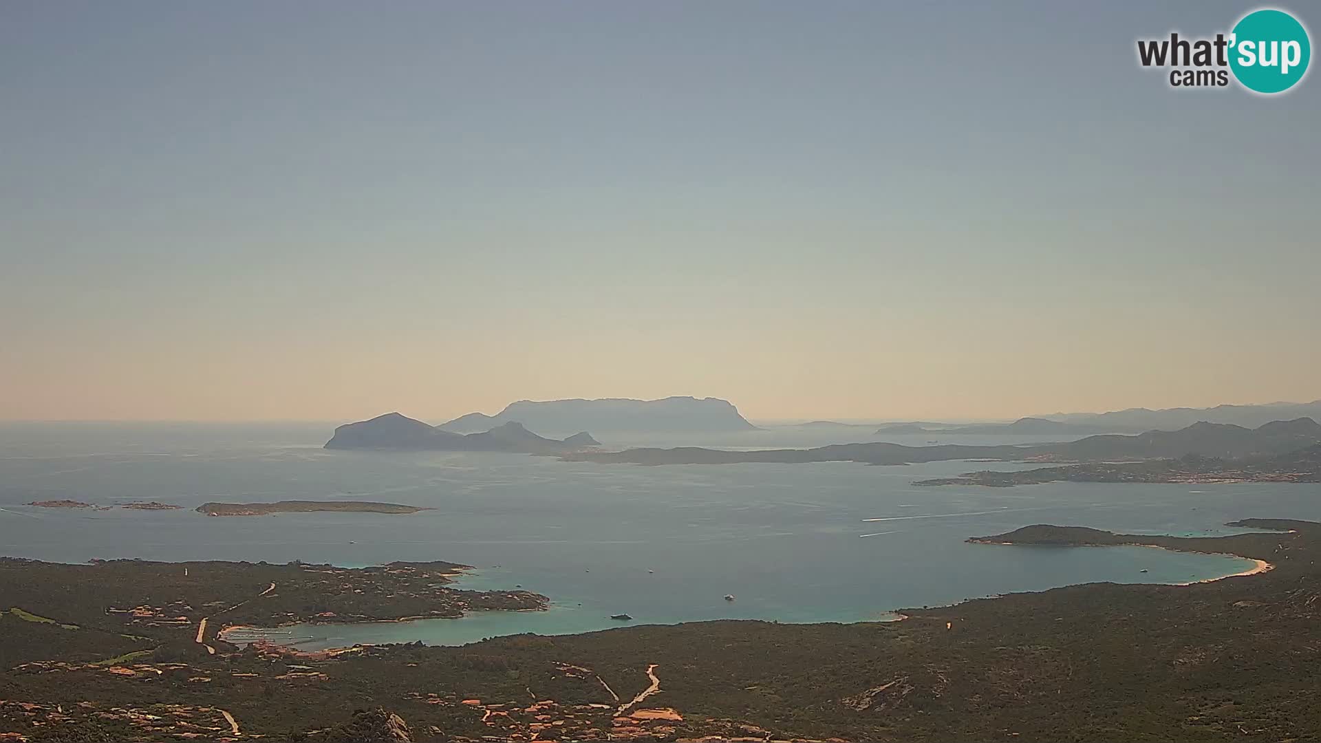Monte Moro webcam Costa Smeralda vista panoramica Sardegna