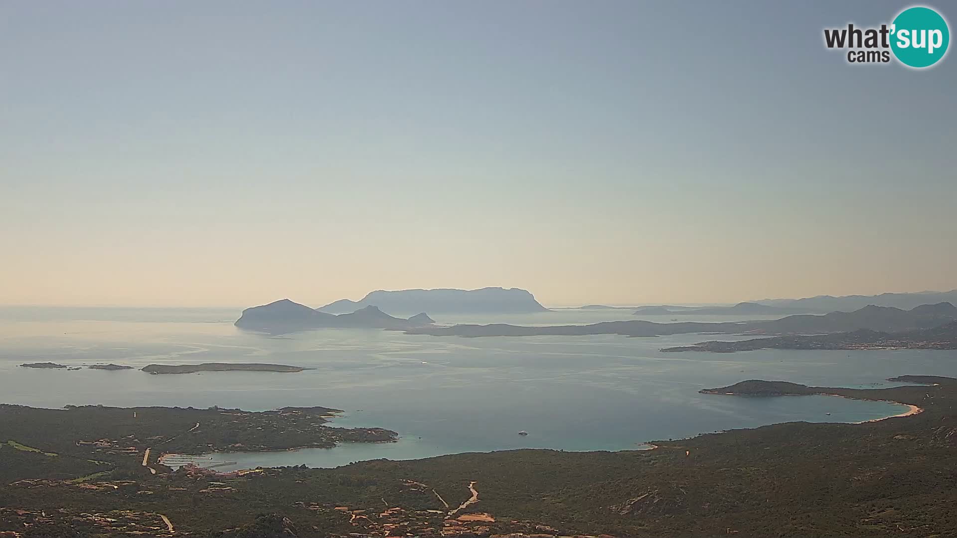 Monte Moro livecam Costa Smeralda vue panoramique Sardaigne