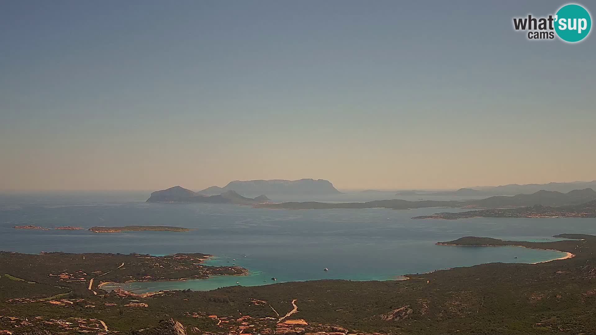 Monte Moro live cam Costa Smeralda Panoramablick Sardinien