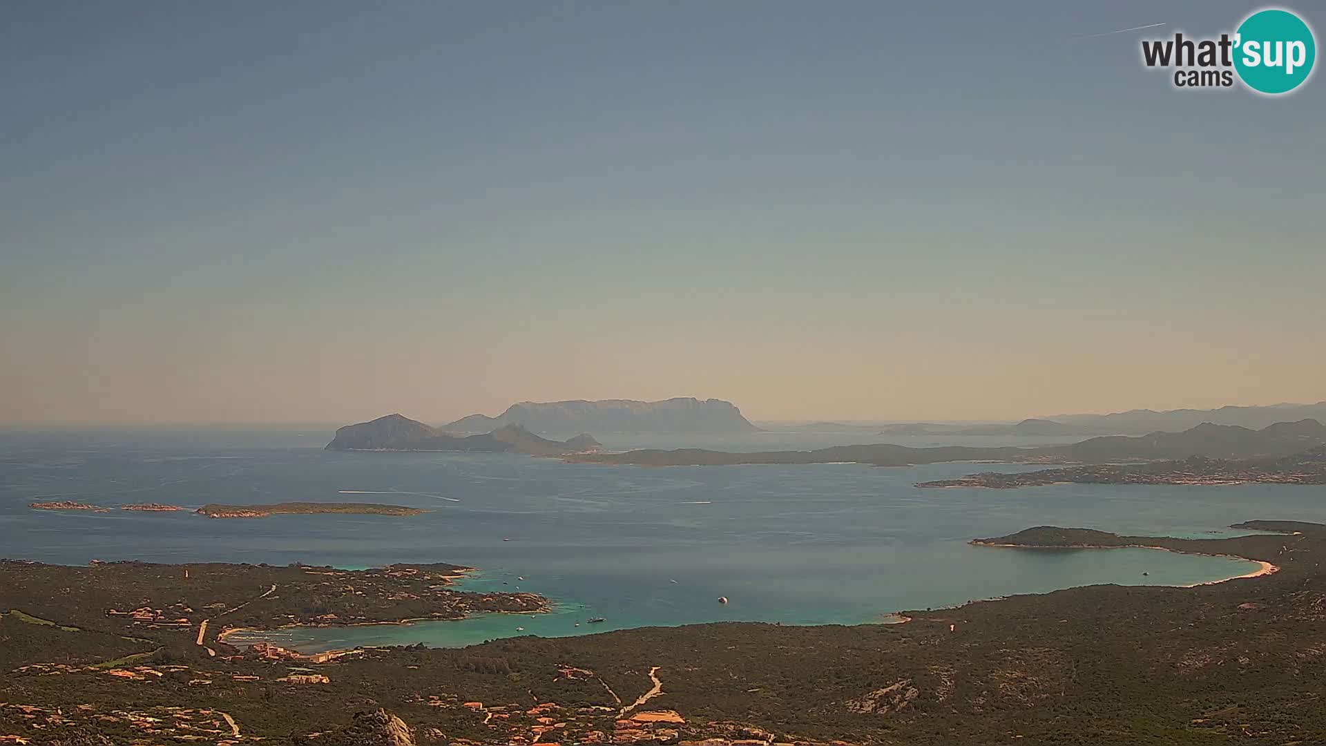 Monte Moro web kamera Costa Smeralda panoramski pogled na Sardiniju