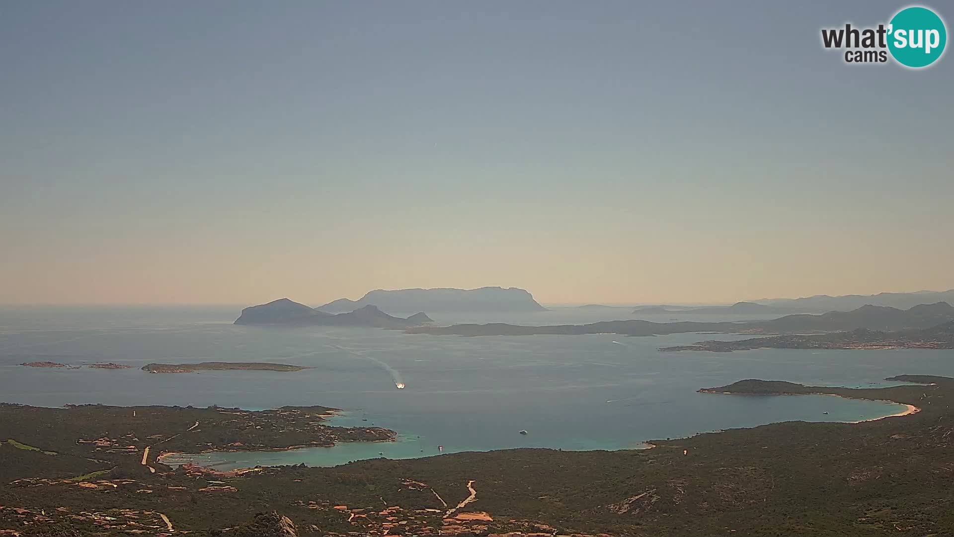 Monte Moro webcam Costa Smeralda vista panoramica Sardegna