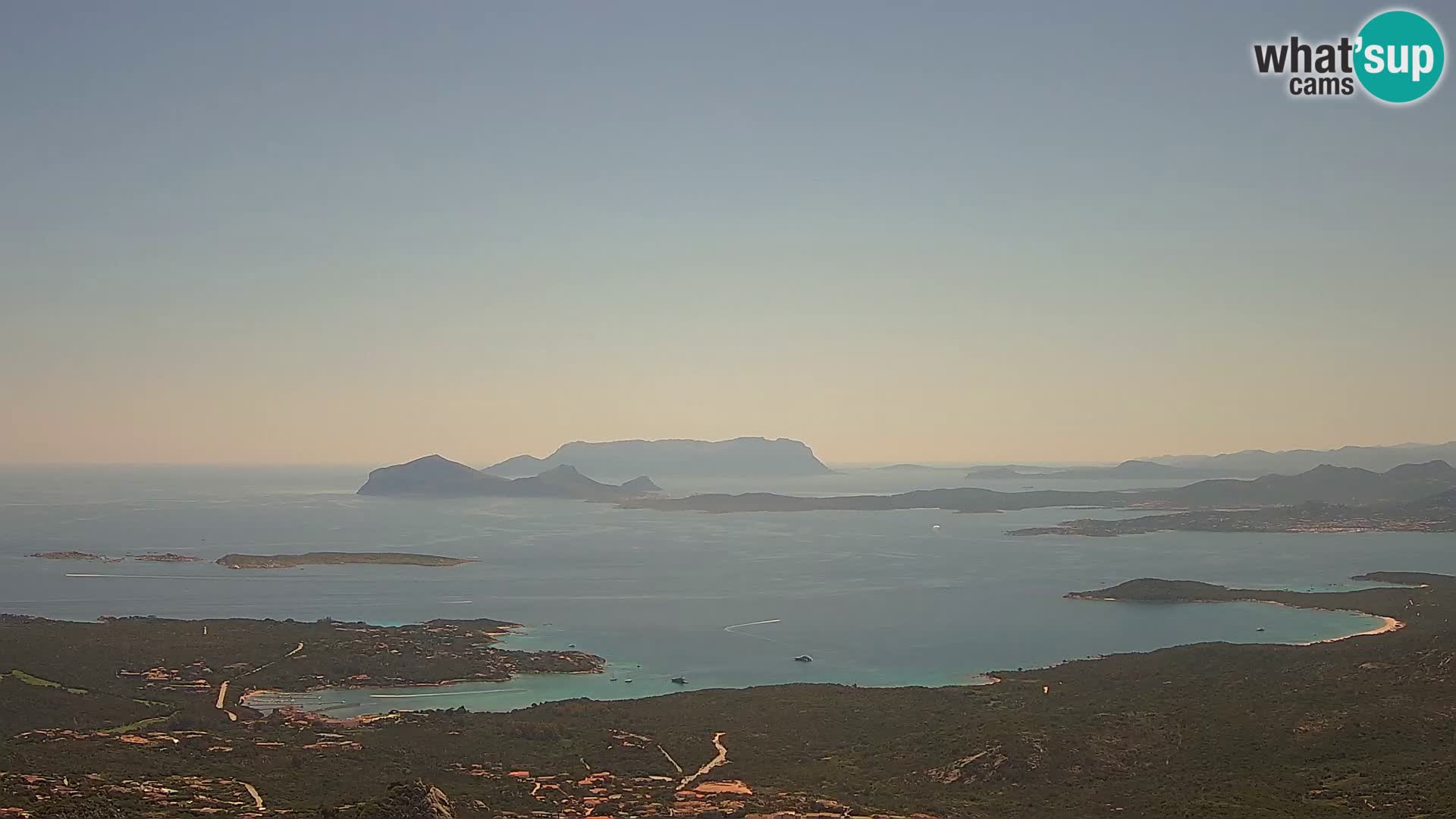 Monte Moro webcam Costa Smeralda panoramic view Sardinia