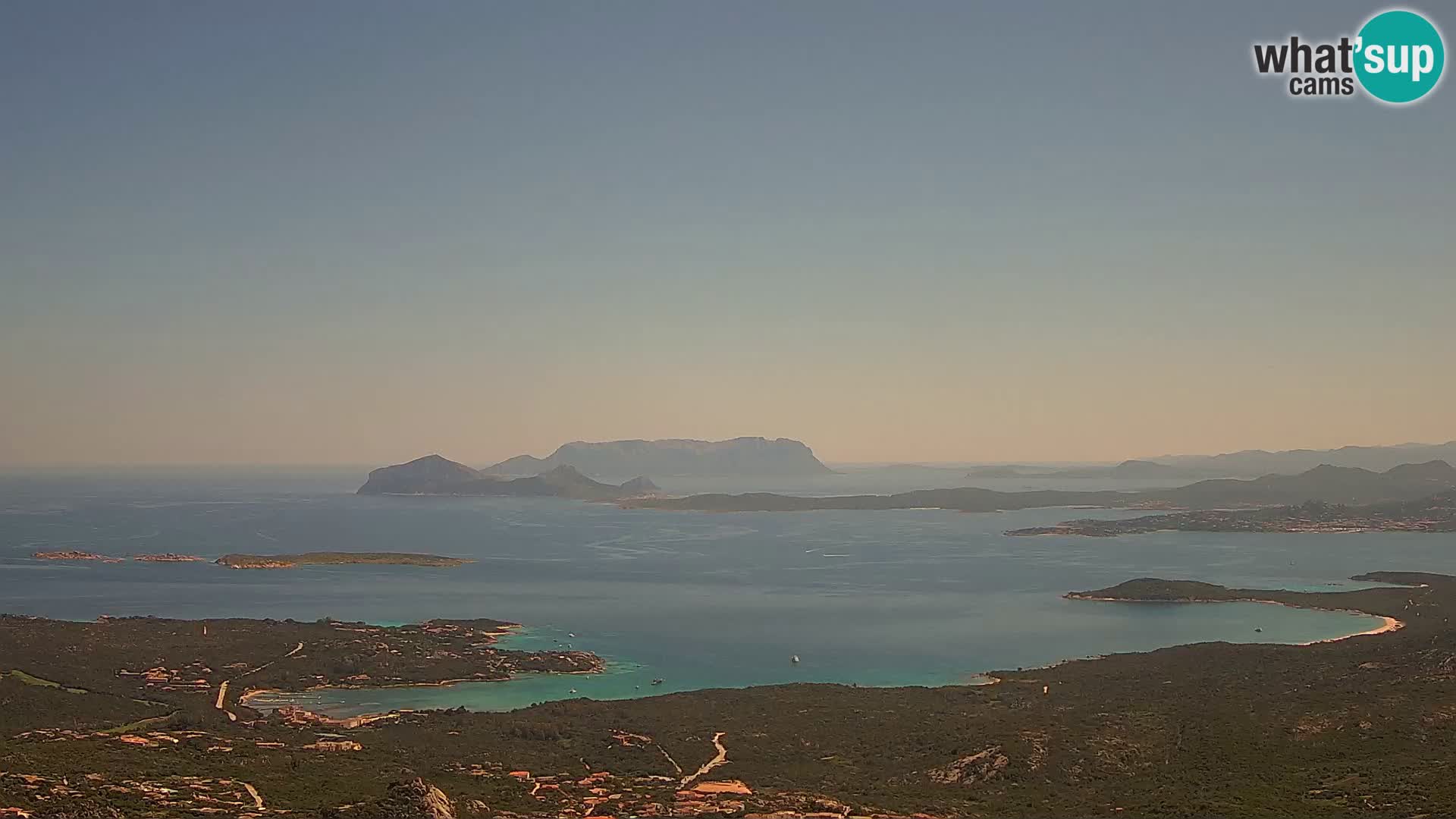 Monte Moro livecam Costa Smeralda vue panoramique Sardaigne