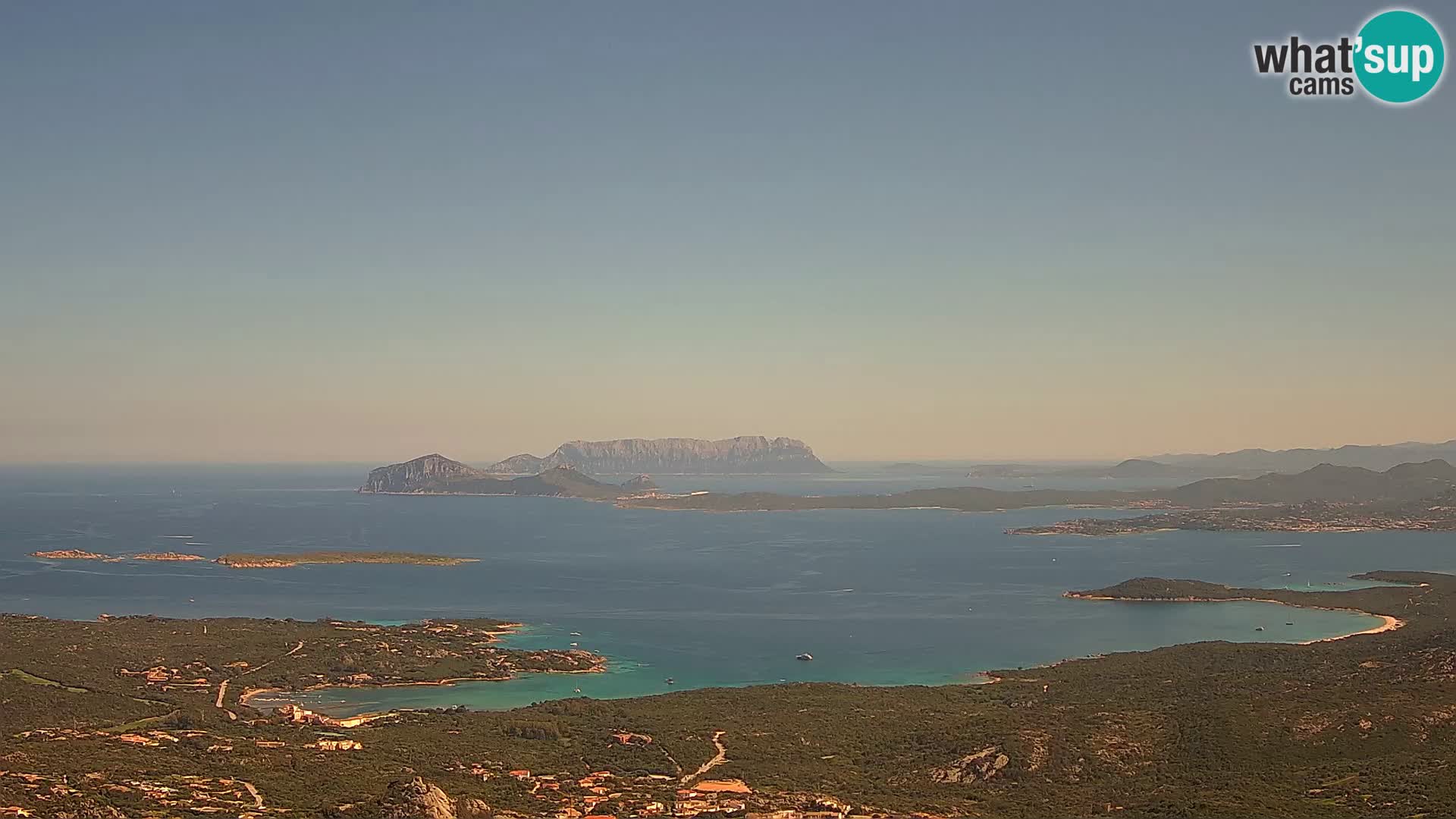 Monte Moro web kamera Costa Smeralda panoramski pogled na Sardiniju