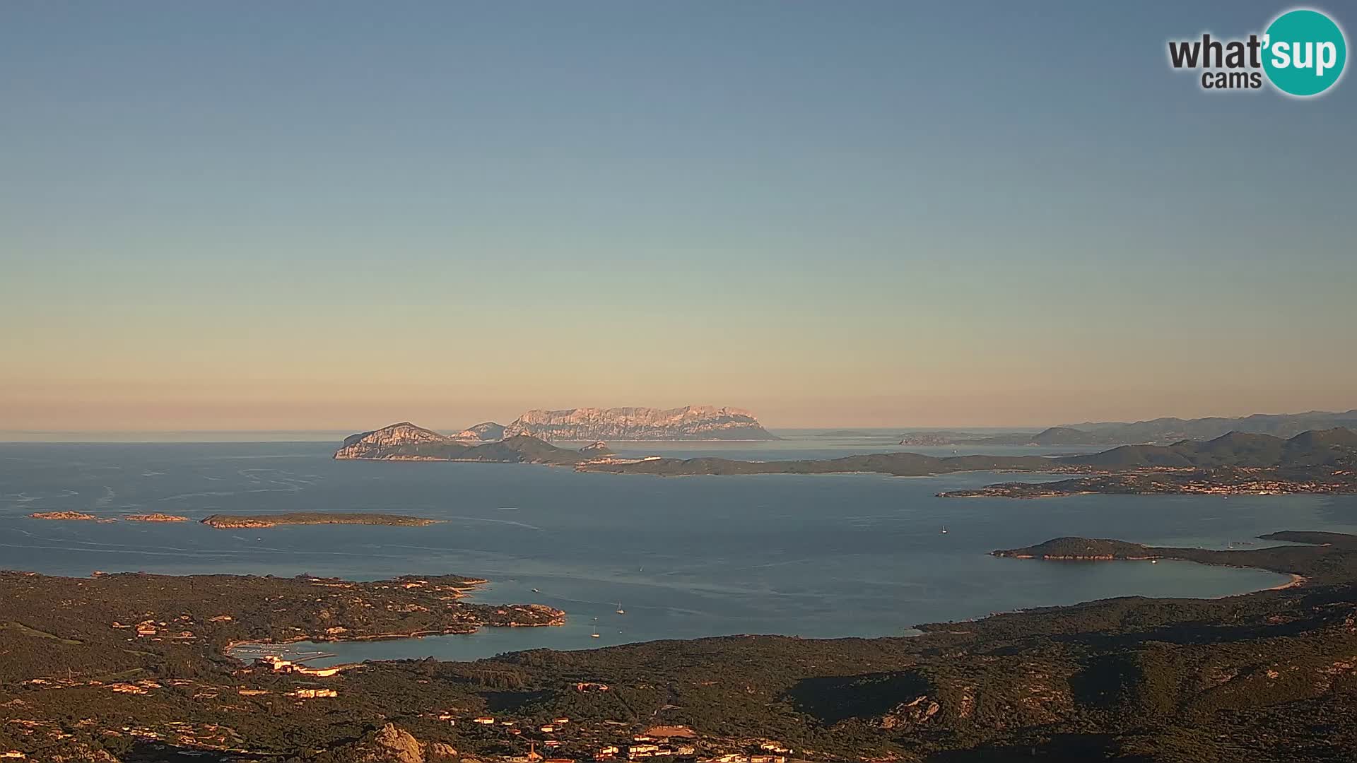Monte Moro live cam Costa Smeralda Panoramablick Sardinien