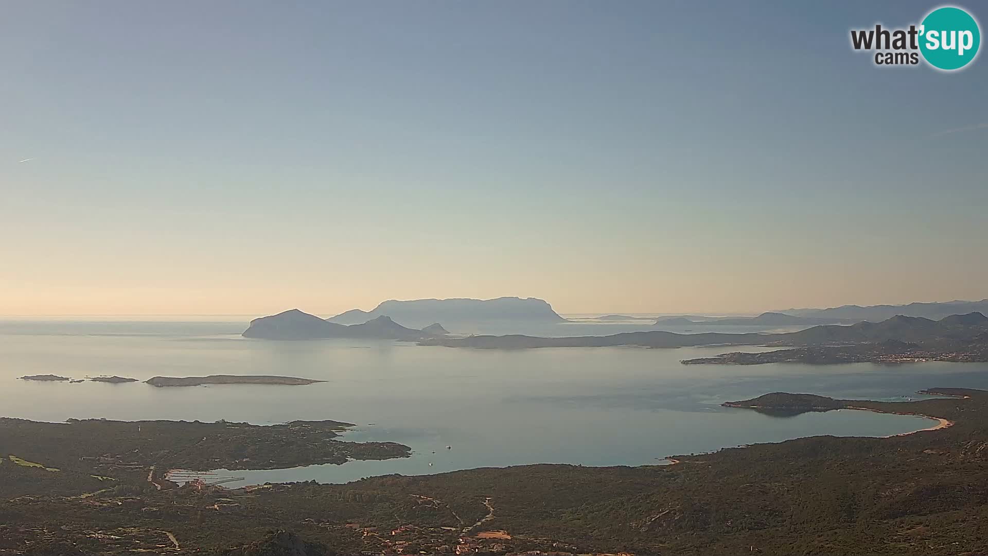 Monte Moro webcam Costa Smeralda vista panoramica Sardegna