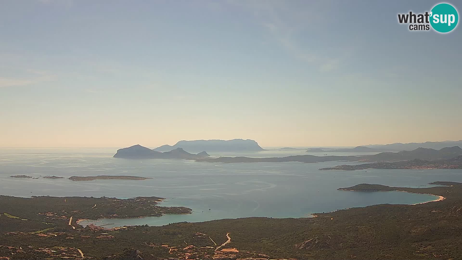 Monte Moro webcam Costa Smeralda vista panoramica Sardegna