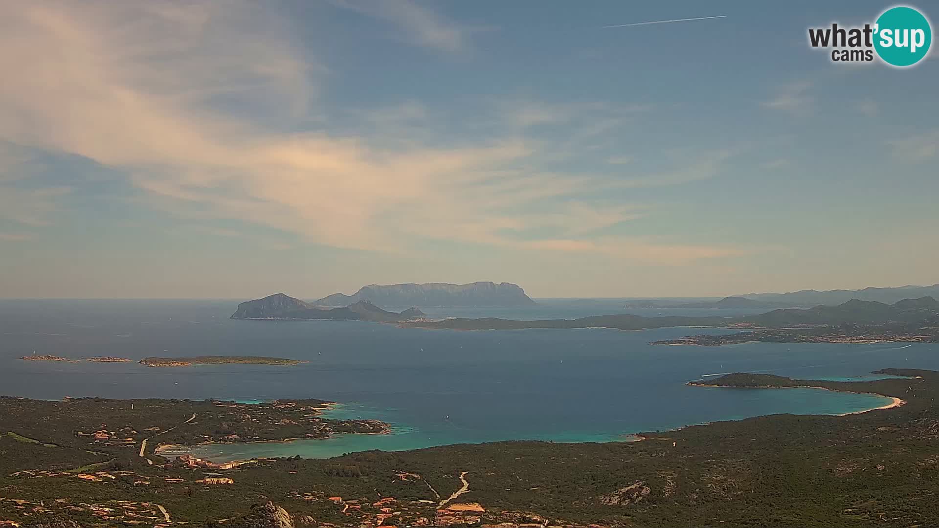 Monte Moro camera en vivo Costa Smeralda vista panorámica Cerdeña