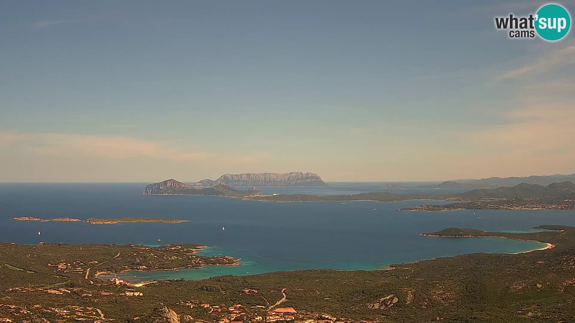 Monte Moro webcam Costa Smeralda vista panoramica Sardegna