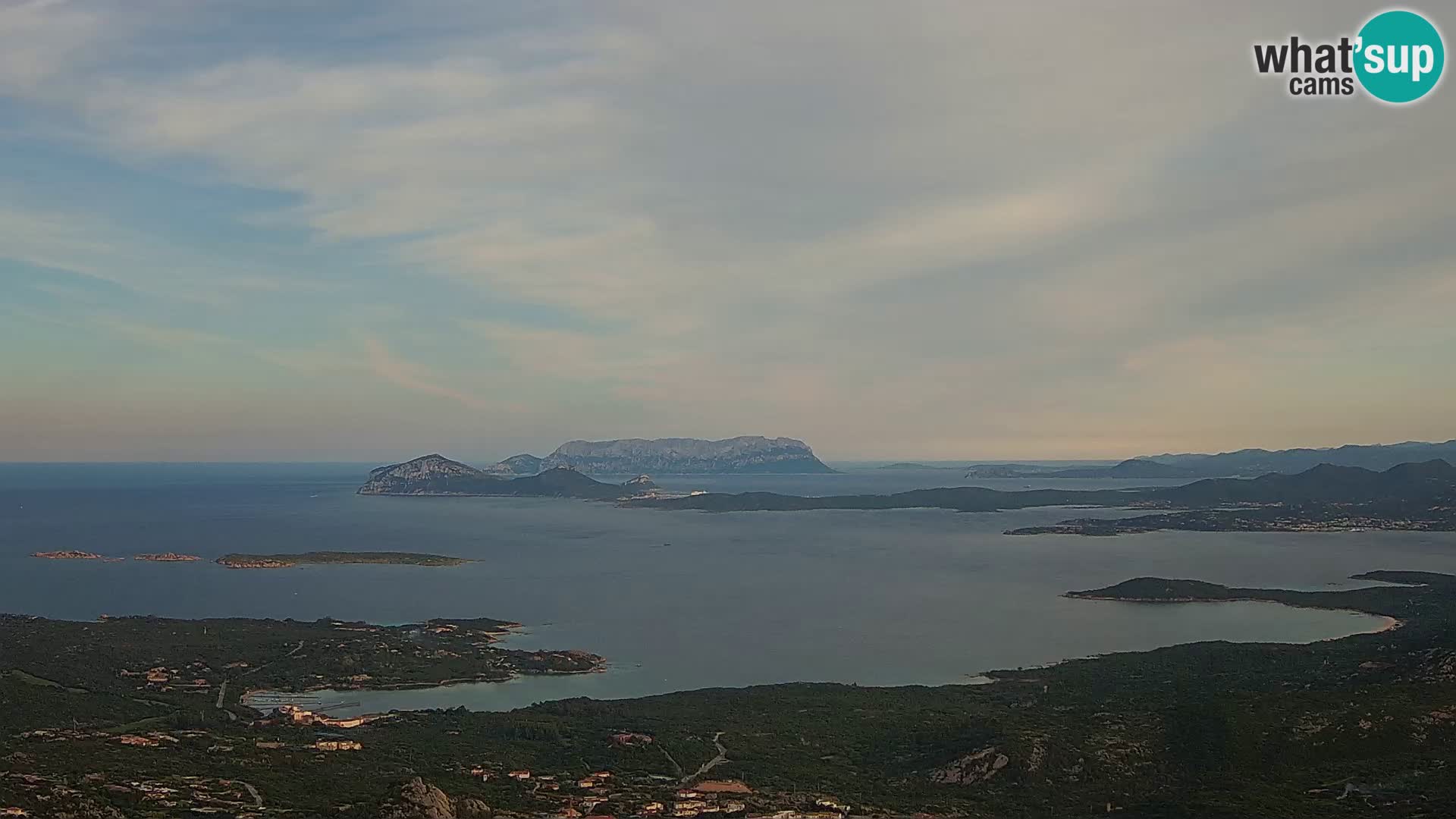 Monte Moro live cam Costa Smeralda Panoramablick Sardinien