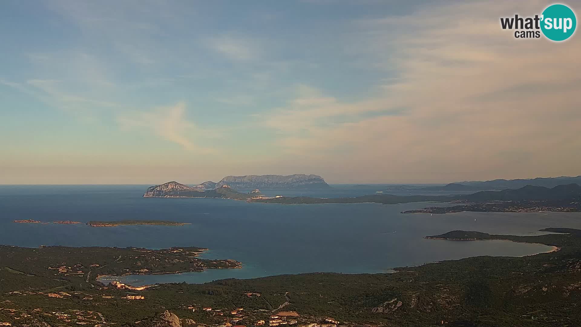 Monte Moro live cam Costa Smeralda Panoramablick Sardinien