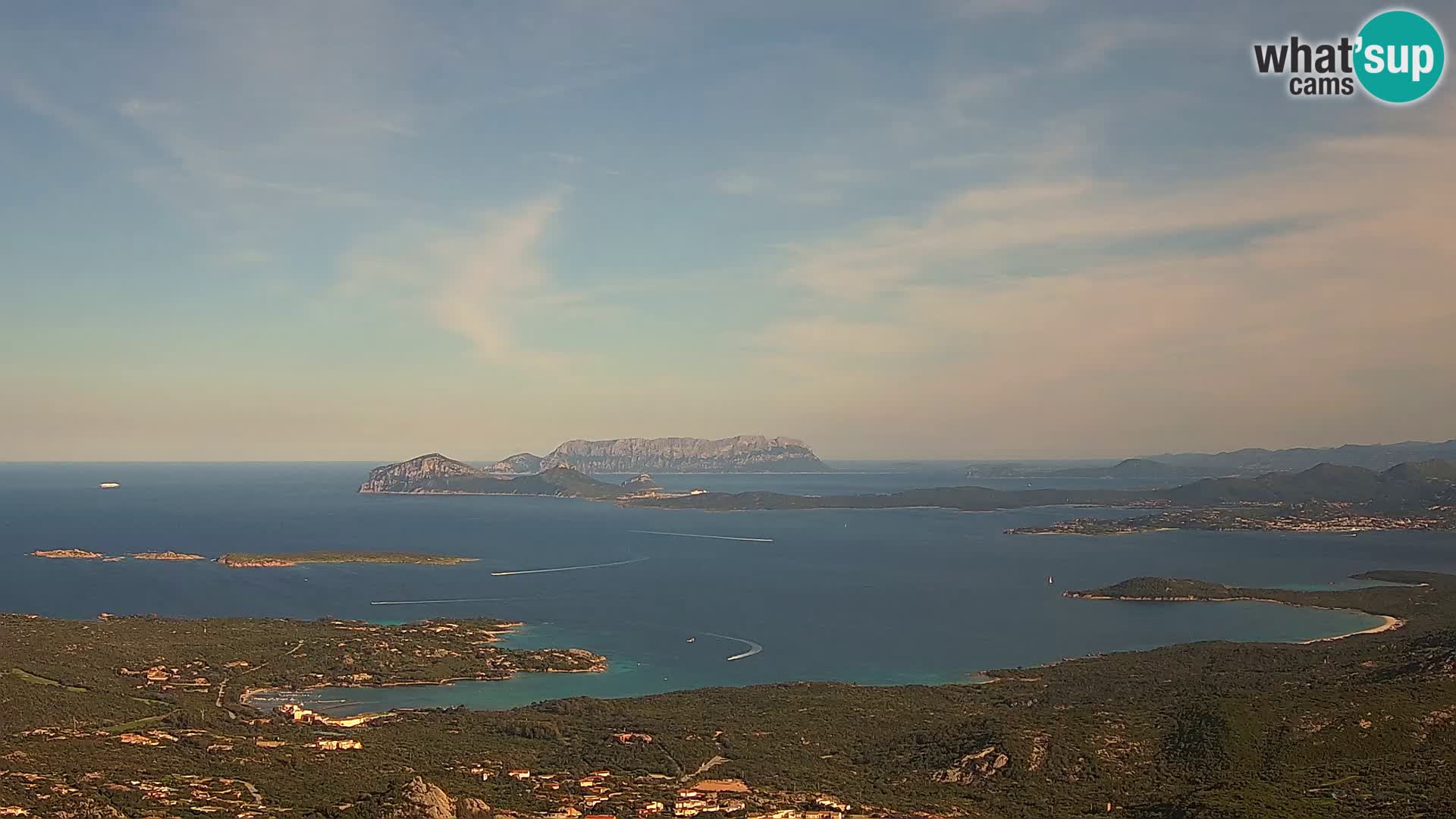 Monte Moro live cam Costa Smeralda Panoramablick Sardinien