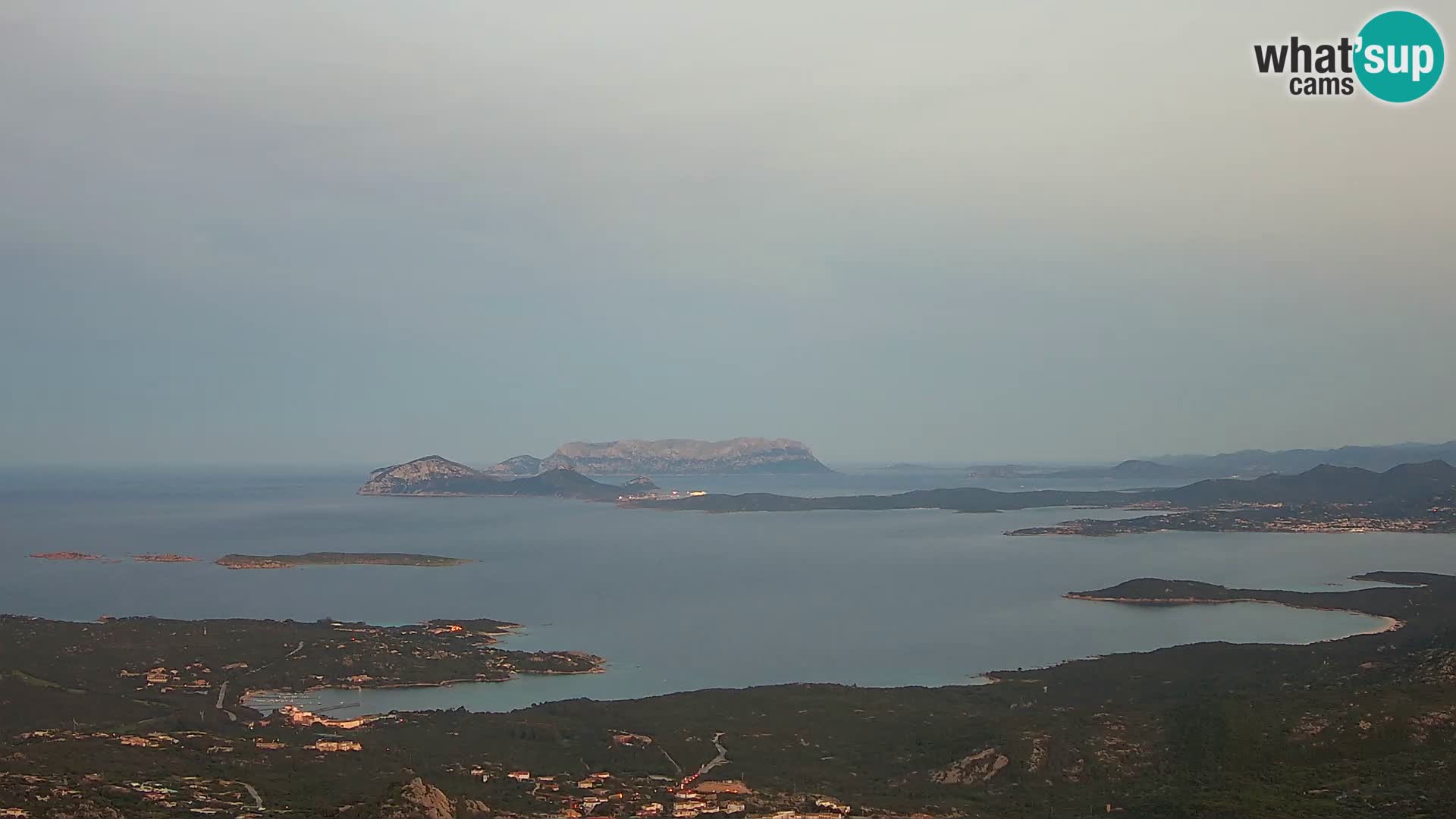 Monte Moro webcam Costa Smeralda vista panoramica Sardegna