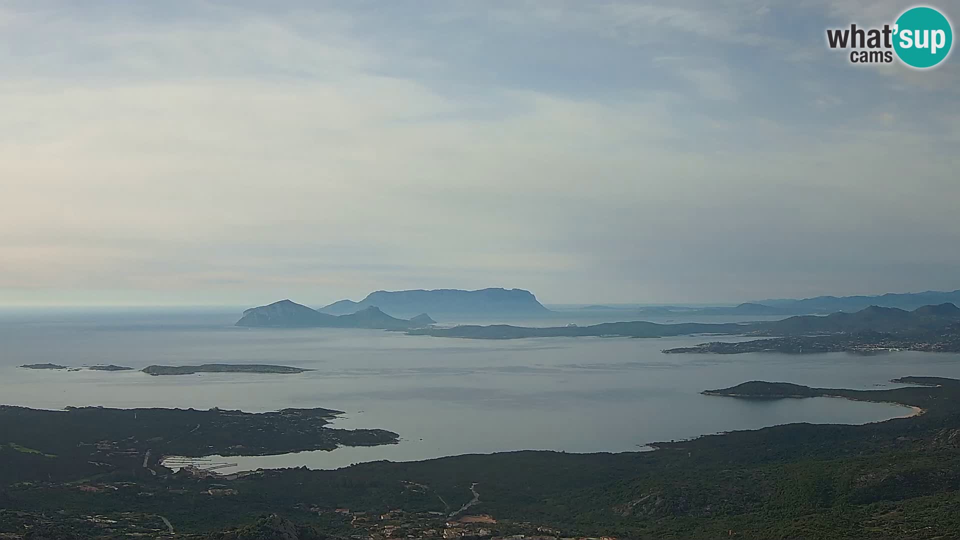 Monte Moro livecam Costa Smeralda vue panoramique Sardaigne