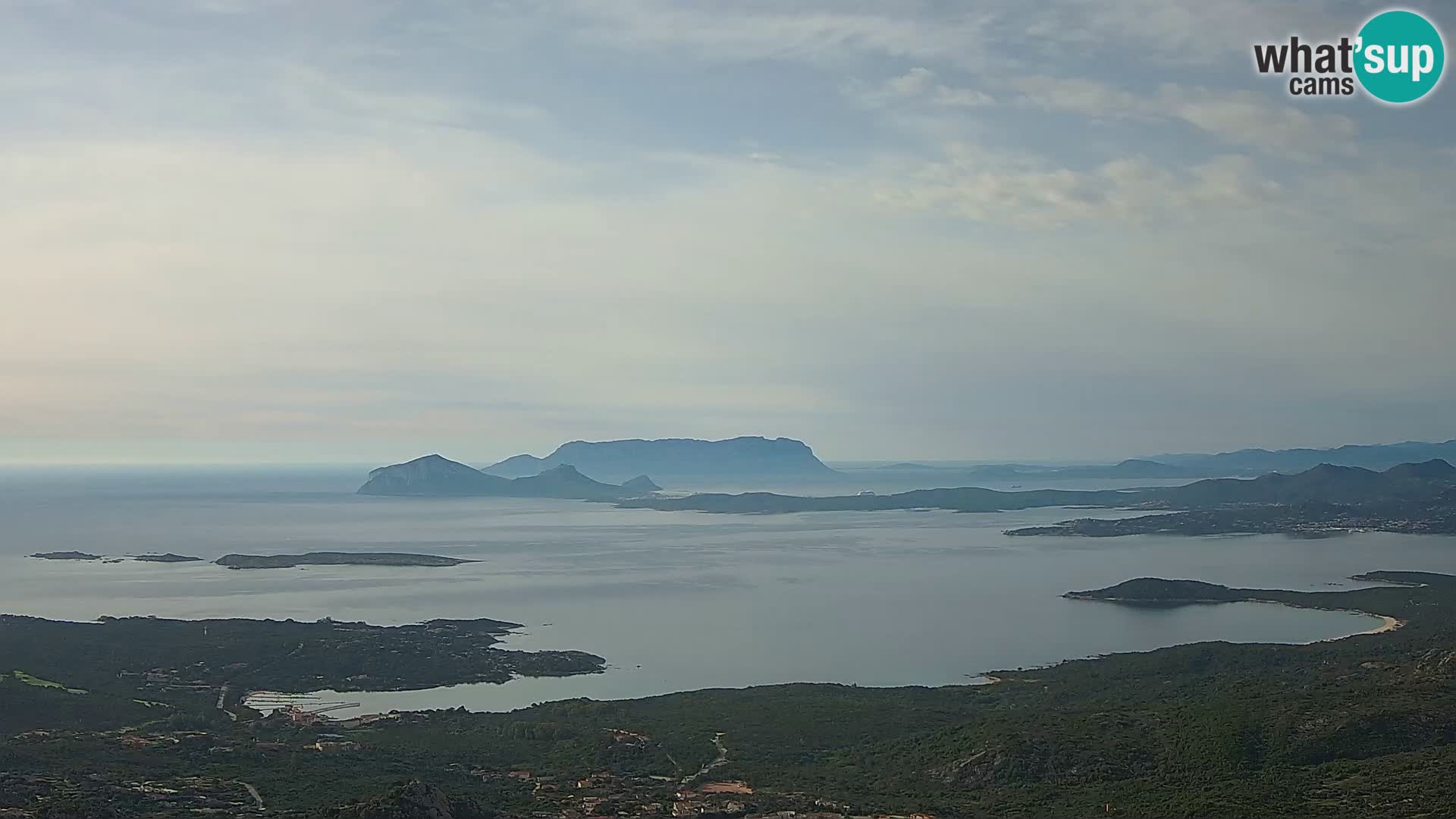 Monte Moro live cam Costa Smeralda Panoramablick Sardinien