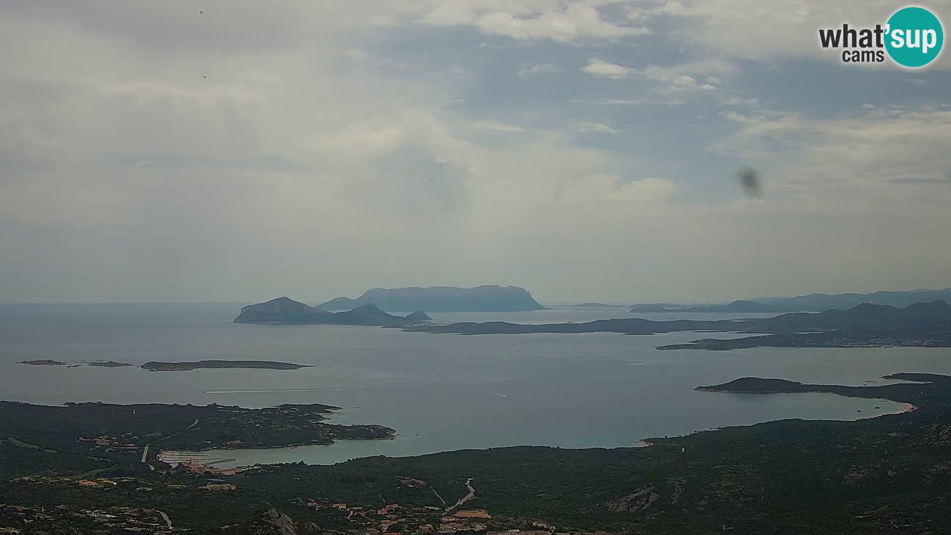Monte Moro live cam Costa Smeralda Panoramablick Sardinien
