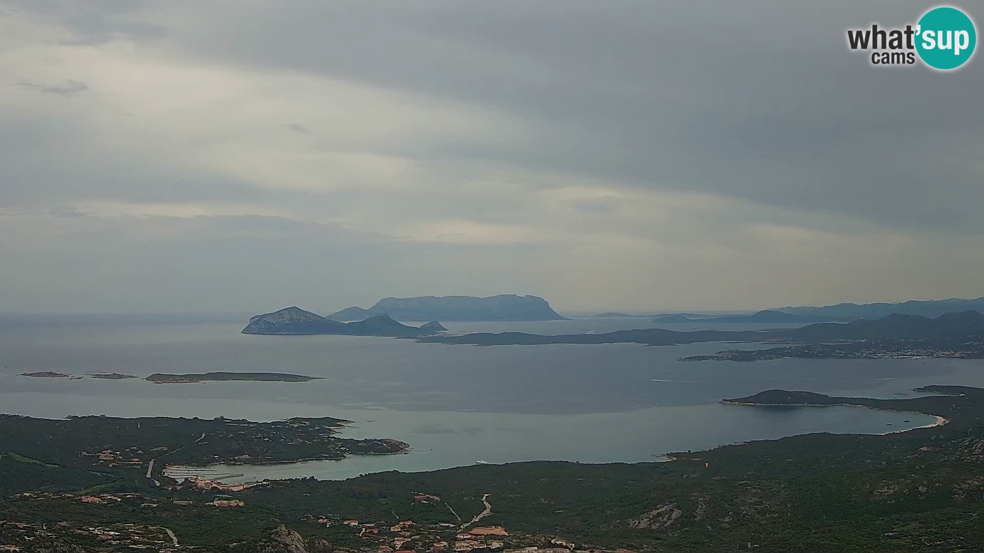 Monte Moro webcam Costa Smeralda vista panoramica Sardegna