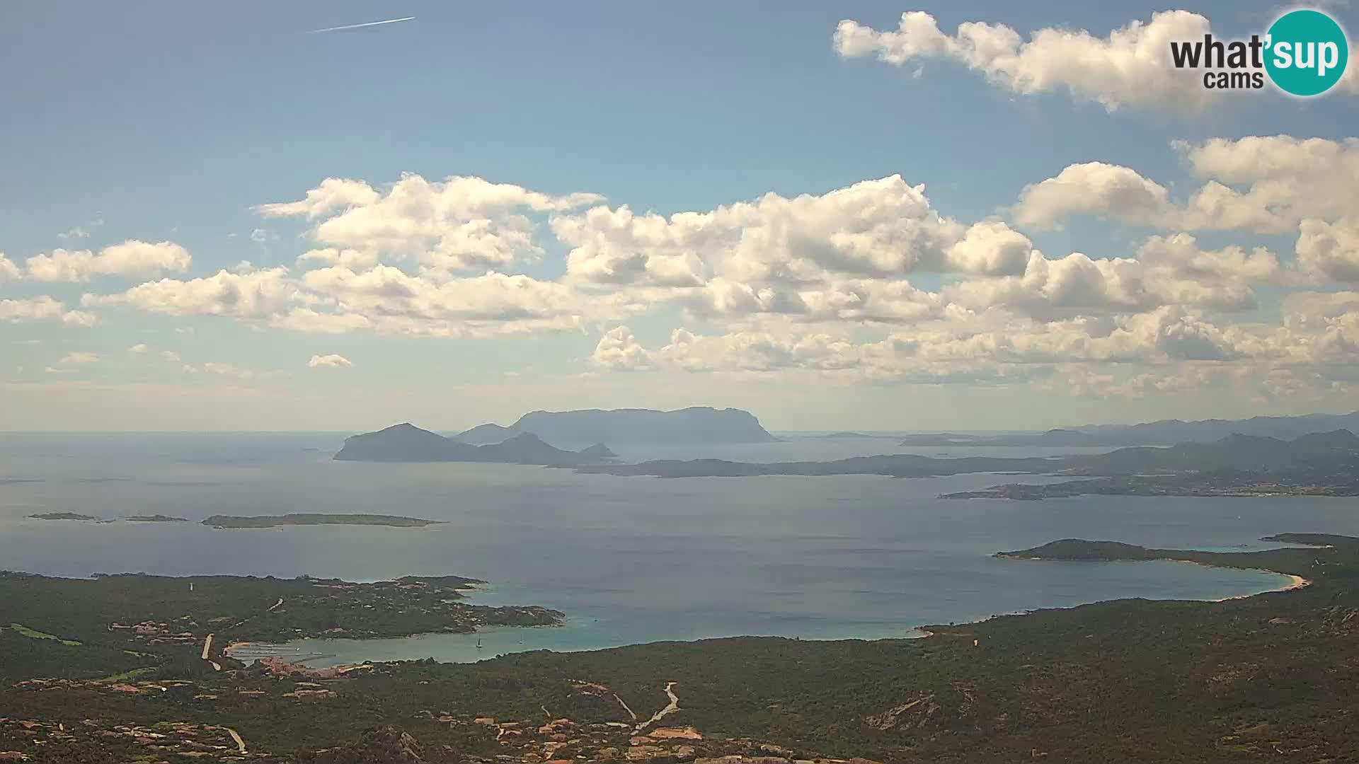 Monte Moro webcam Costa Smeralda vista panoramica Sardegna