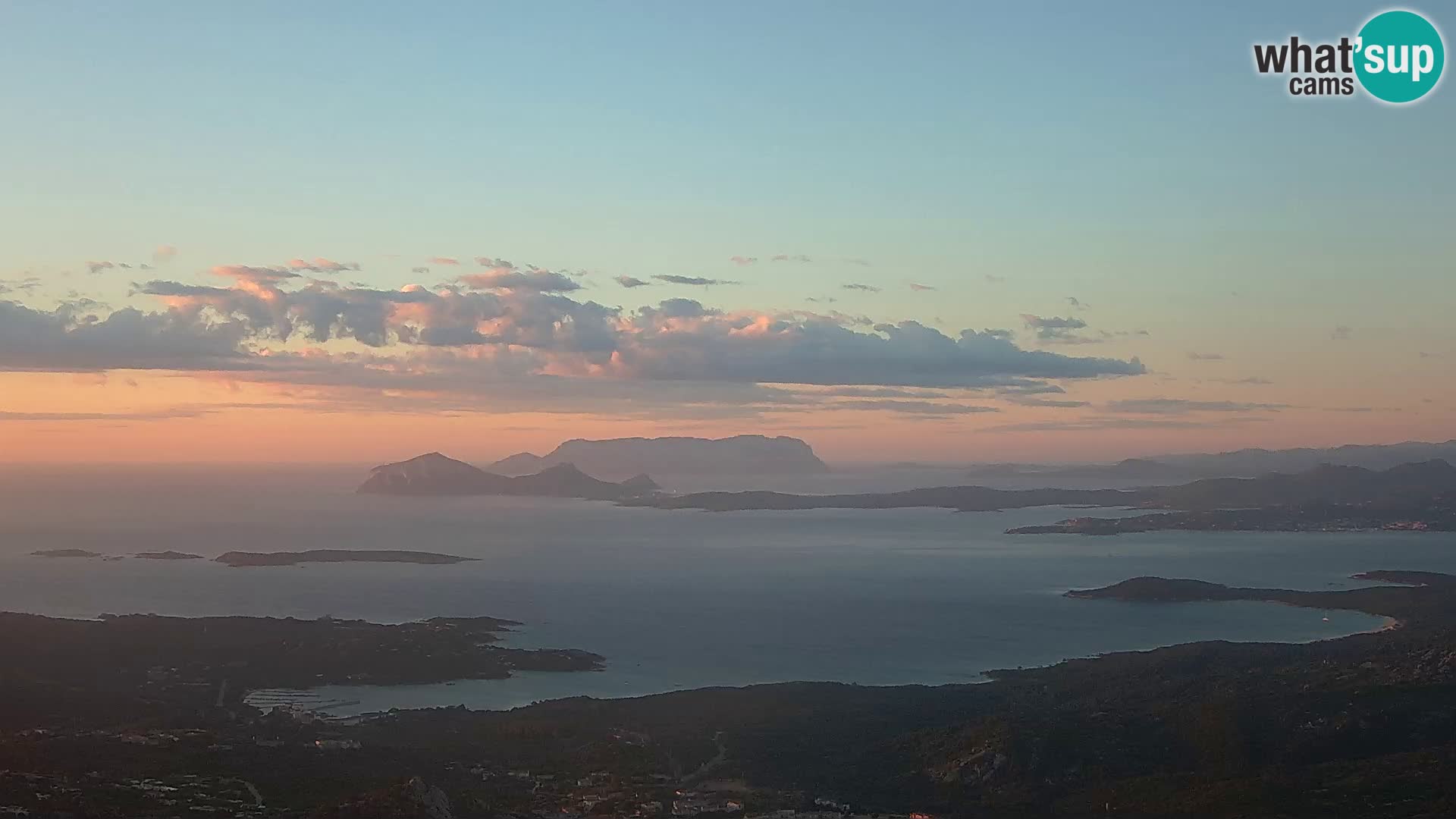 Monte Moro webcam Costa Smeralda panoramic view Sardinia