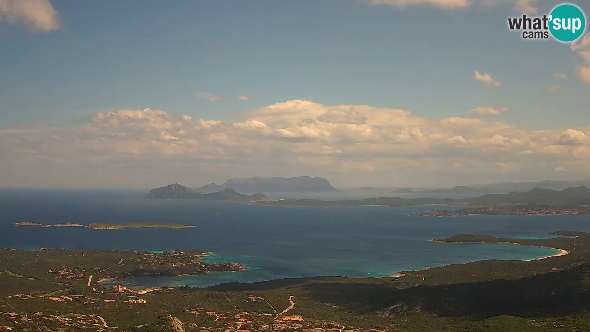 Monte Moro live cam Costa Smeralda Panoramablick Sardinien
