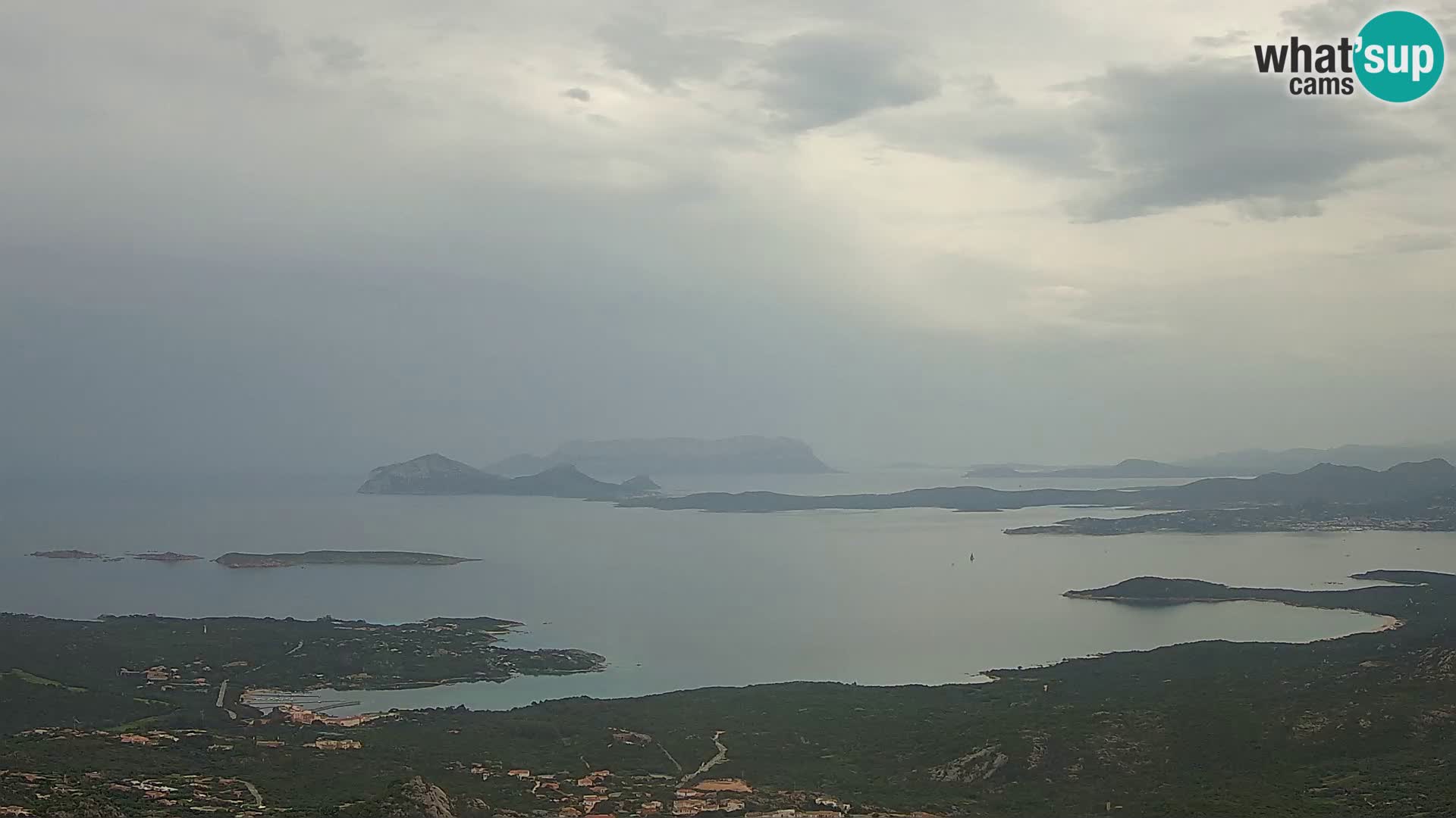 Monte Moro livecam Costa Smeralda vue panoramique Sardaigne